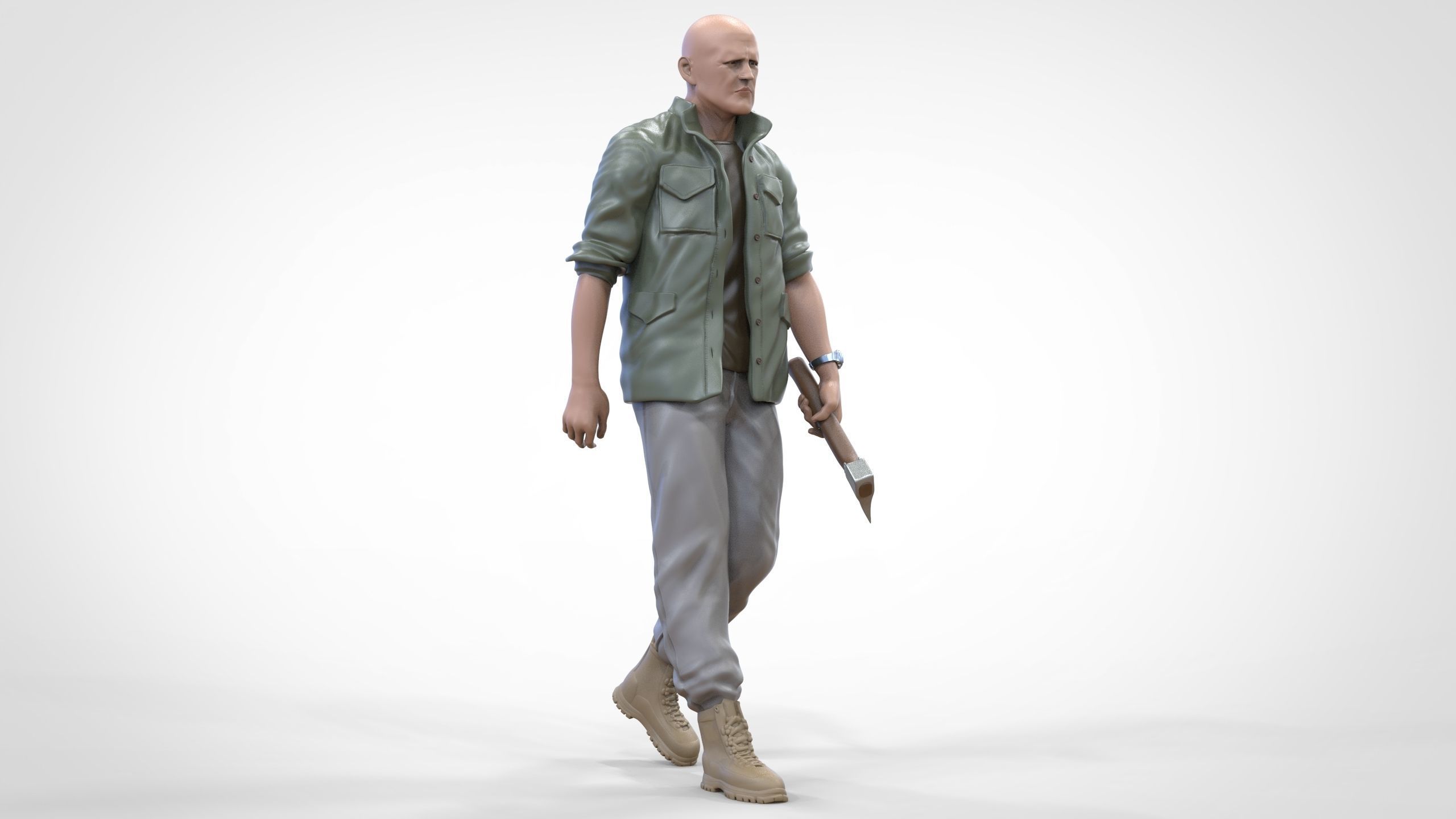 N8 F9 Deckard Shaw Jason Statham in Hobbs and Shaw 3D print model_37