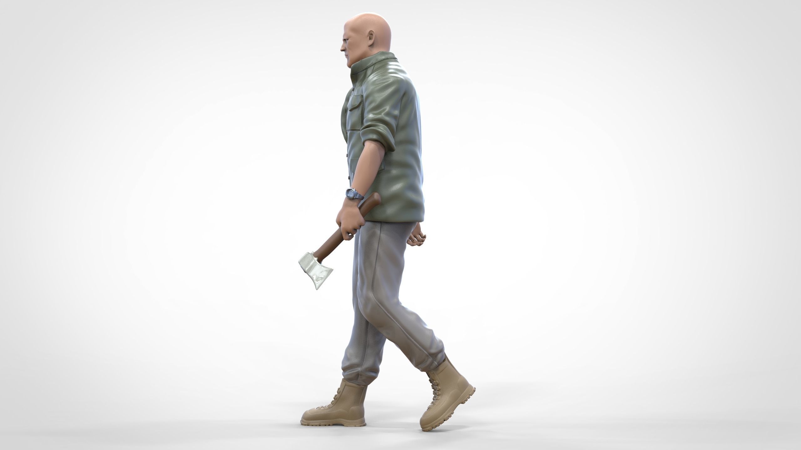 N8 F9 Deckard Shaw Jason Statham in Hobbs and Shaw 3D print model_14