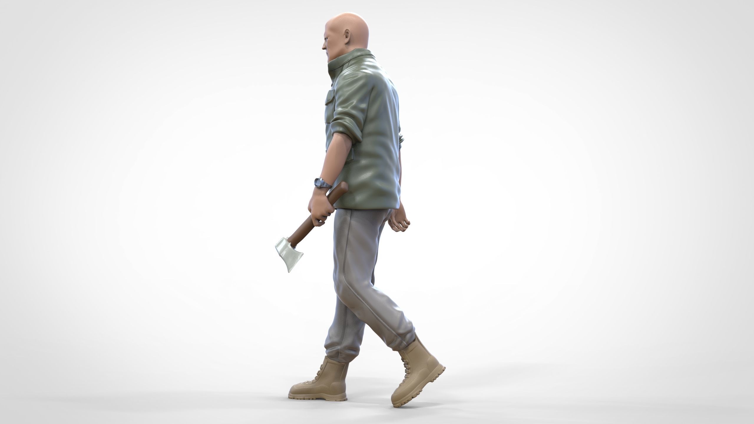 N8 F9 Deckard Shaw Jason Statham in Hobbs and Shaw 3D print model_15