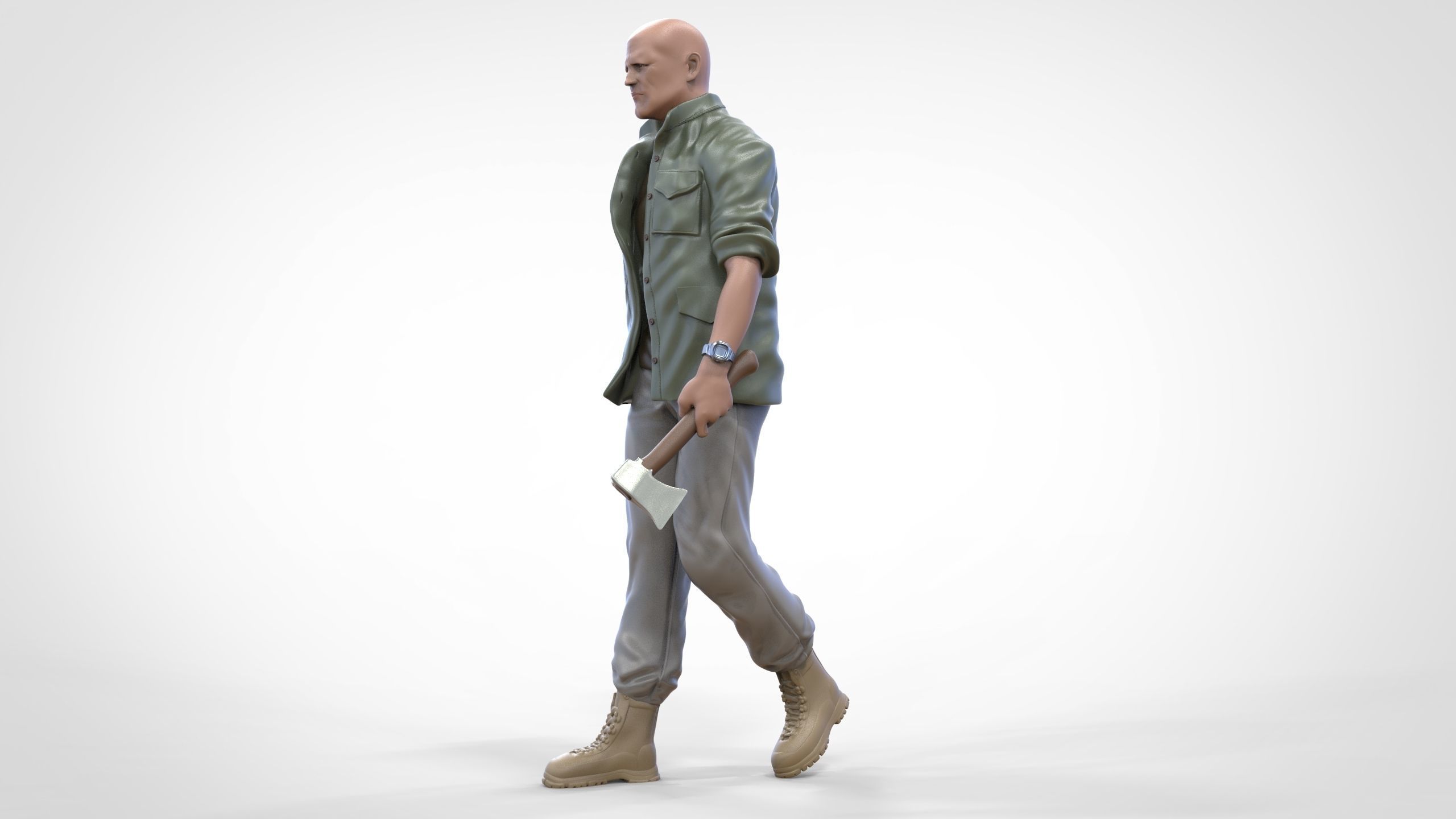 N8 F9 Deckard Shaw Jason Statham in Hobbs and Shaw 3D print model_2
