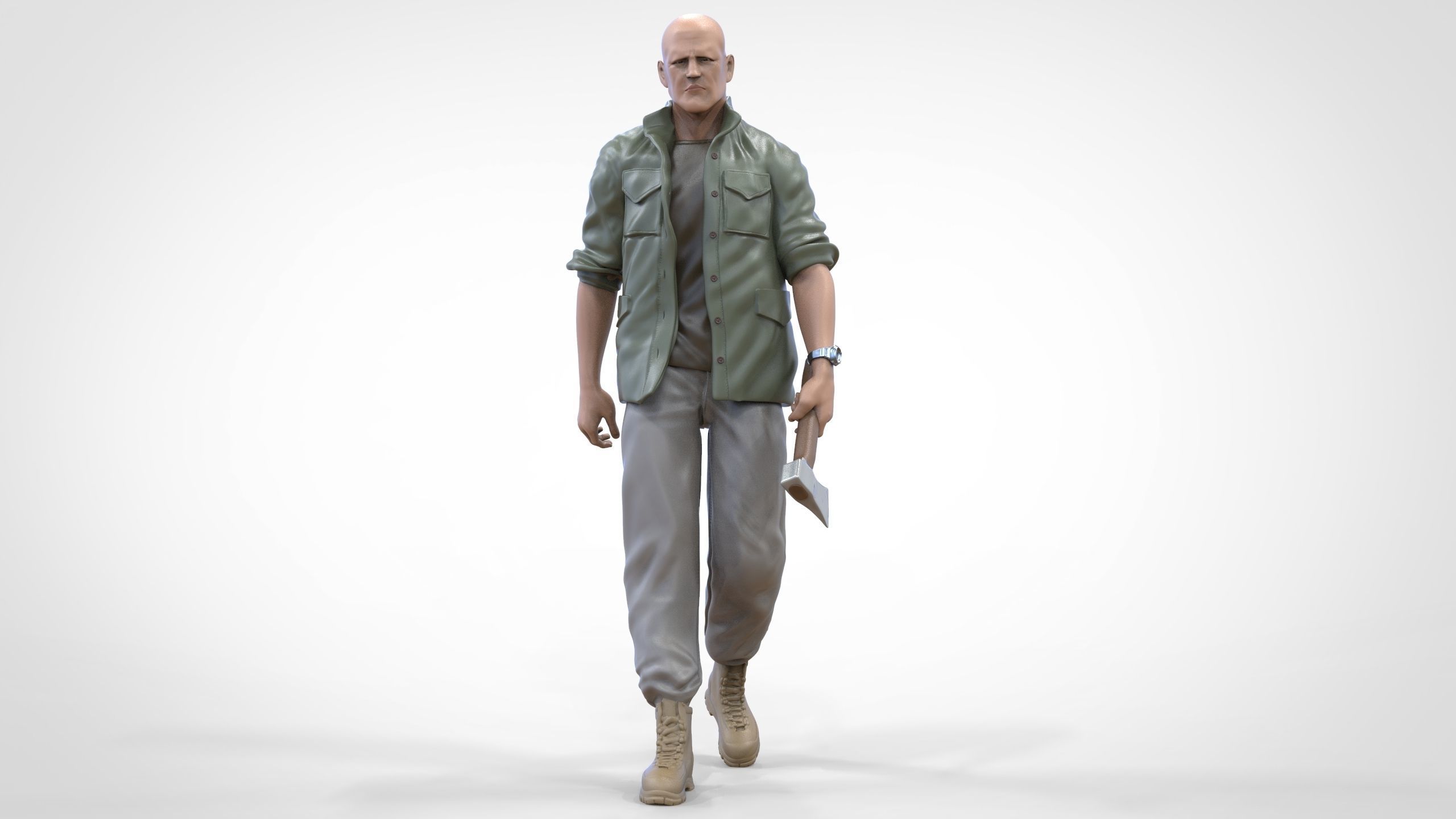 N8 F9 Deckard Shaw Jason Statham in Hobbs and Shaw 3D print model_4