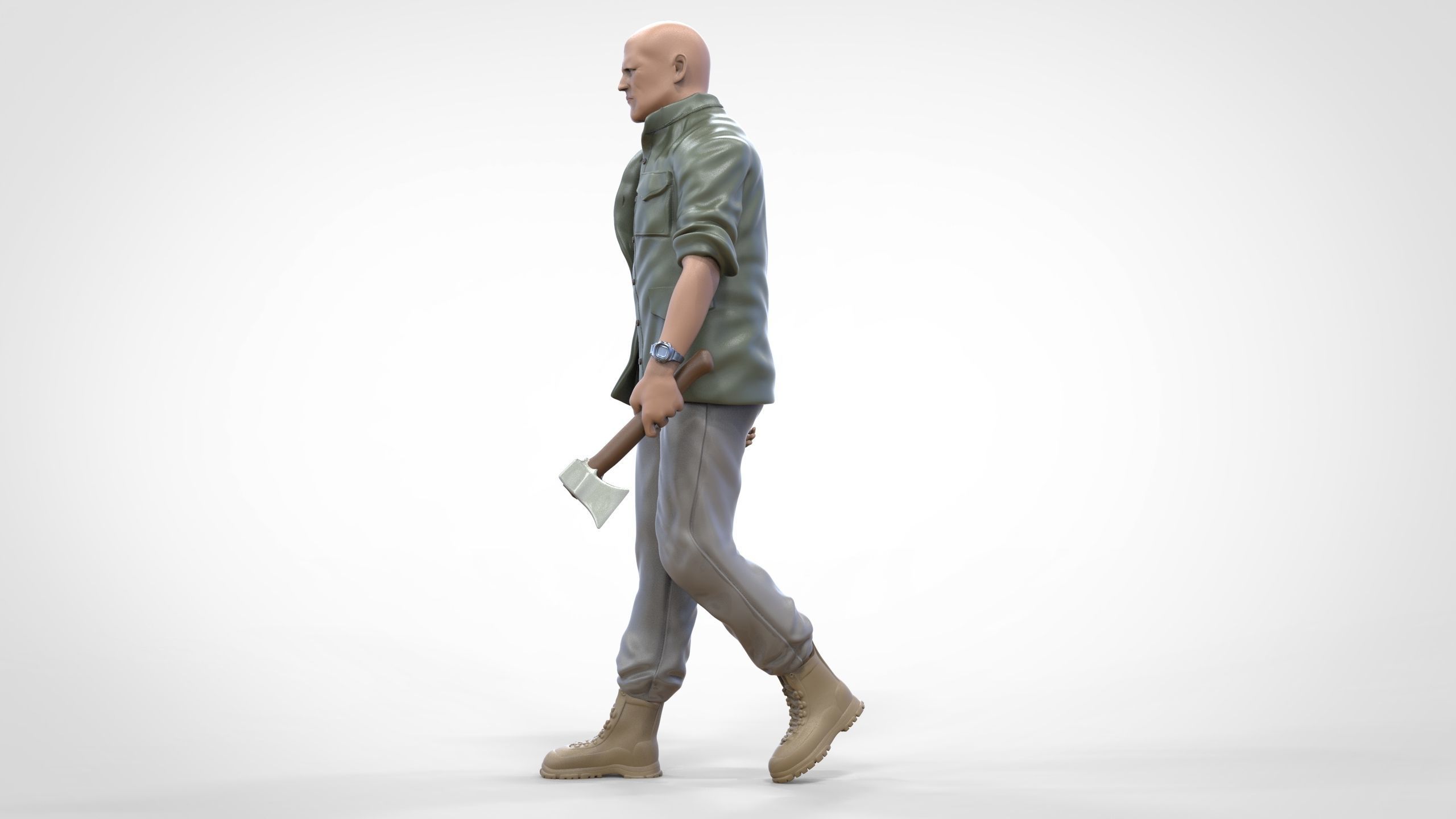N8 F9 Deckard Shaw Jason Statham in Hobbs and Shaw 3D print model_13
