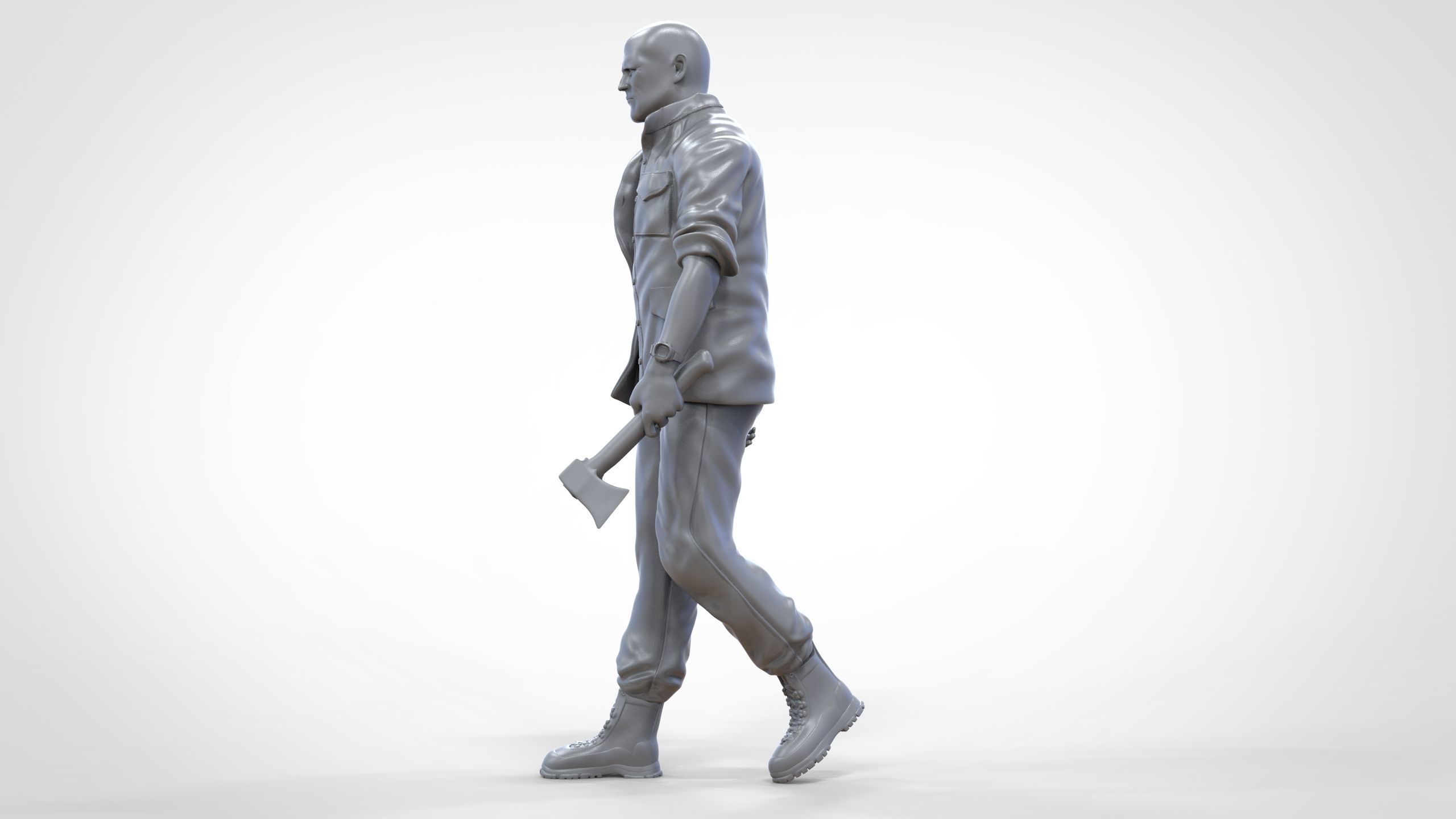 N8 F9 Deckard Shaw Jason Statham in Hobbs and Shaw 3D print model_44