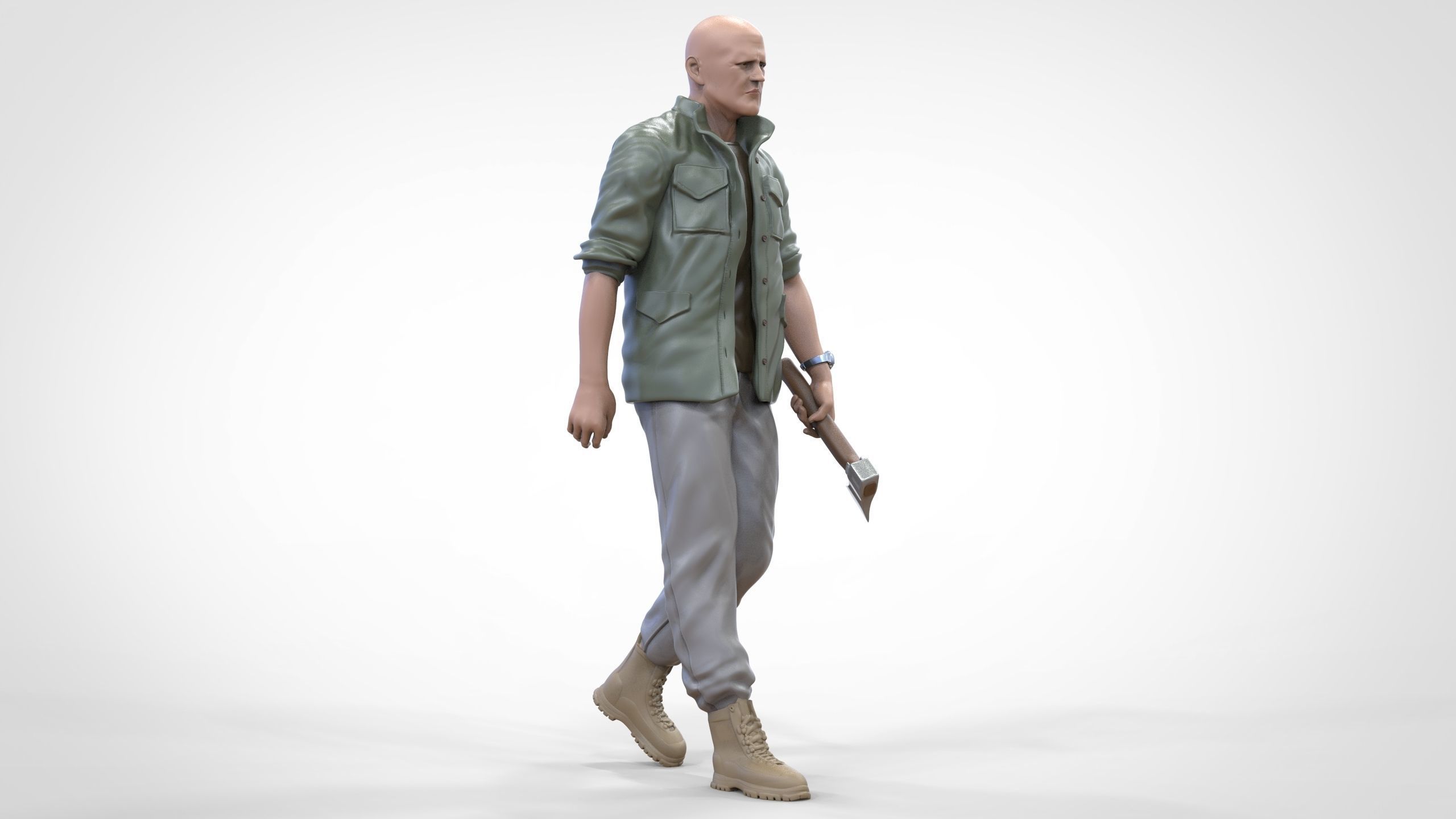 N8 F9 Deckard Shaw Jason Statham in Hobbs and Shaw 3D print model_36