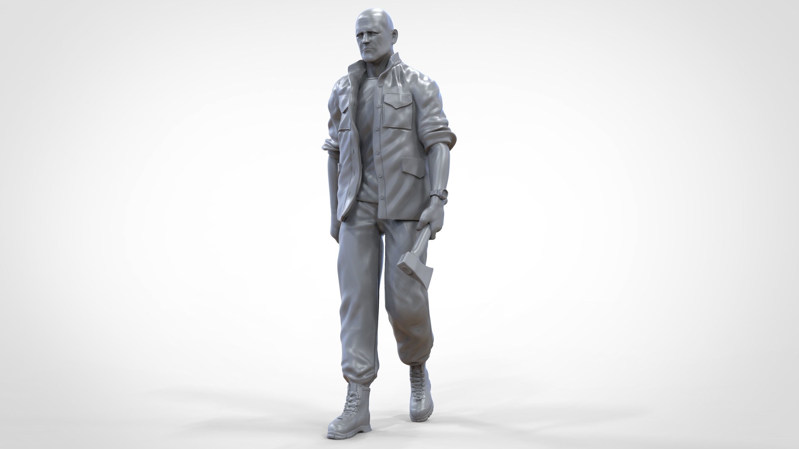 N8 F9 Deckard Shaw Jason Statham in Hobbs and Shaw 3D print model_42
