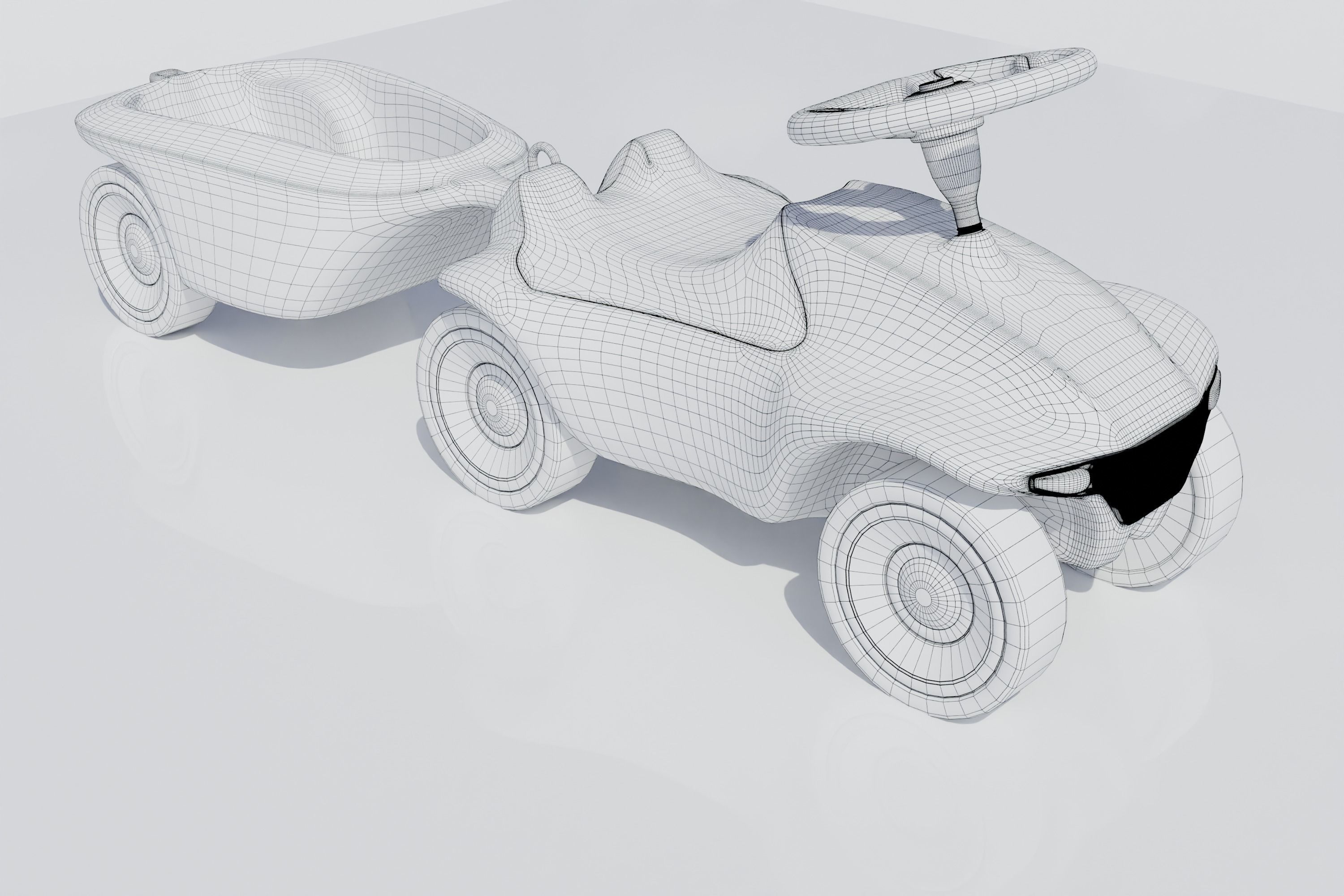 BIG Bobbycar 3D model_8