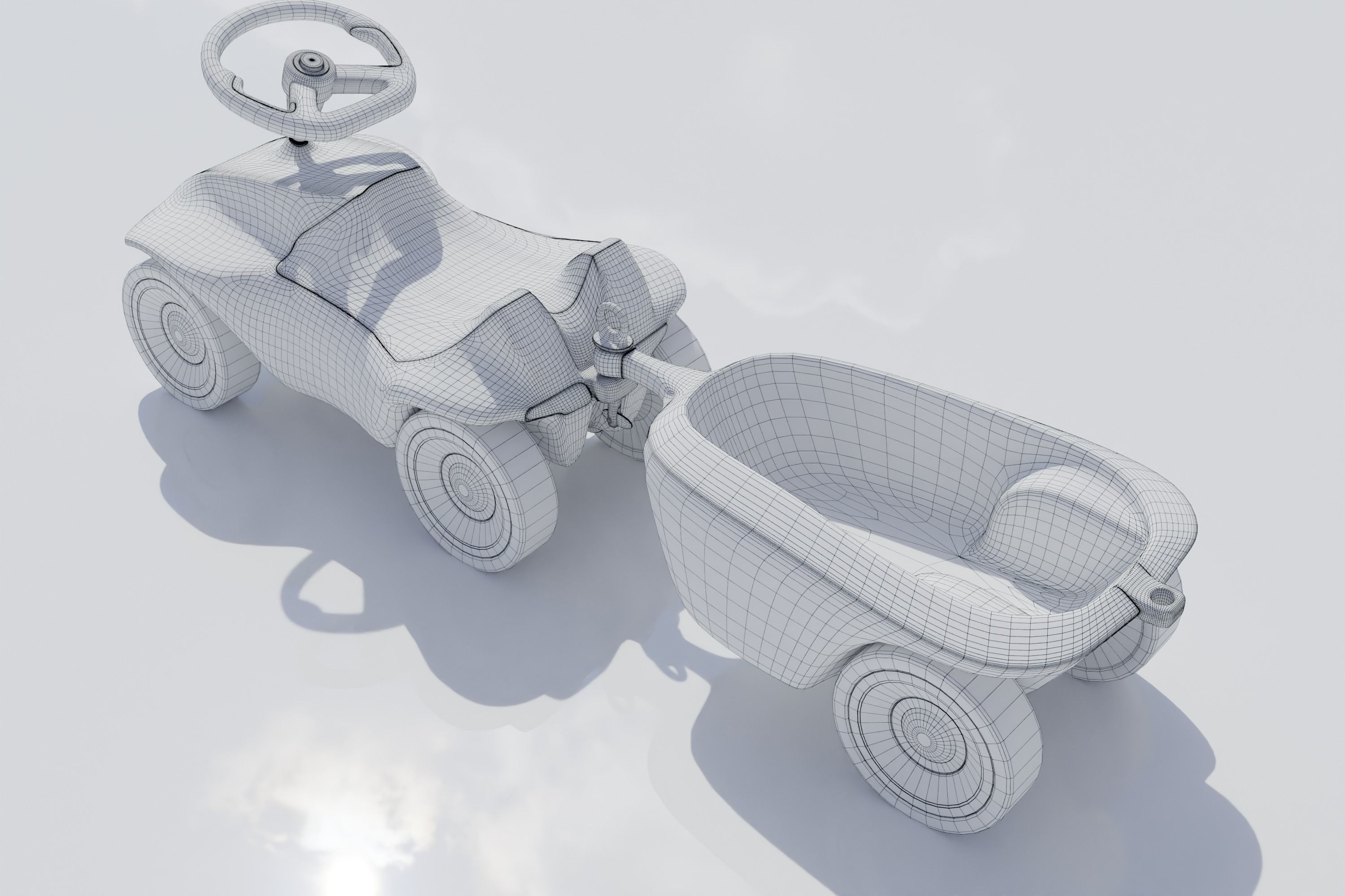 BIG Bobbycar 3D model_1