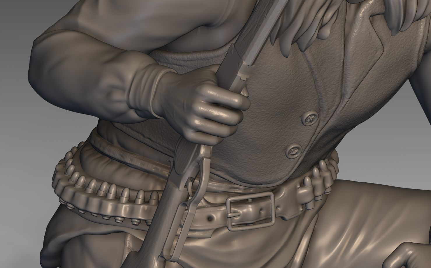 American Native Apache 3D print model_19