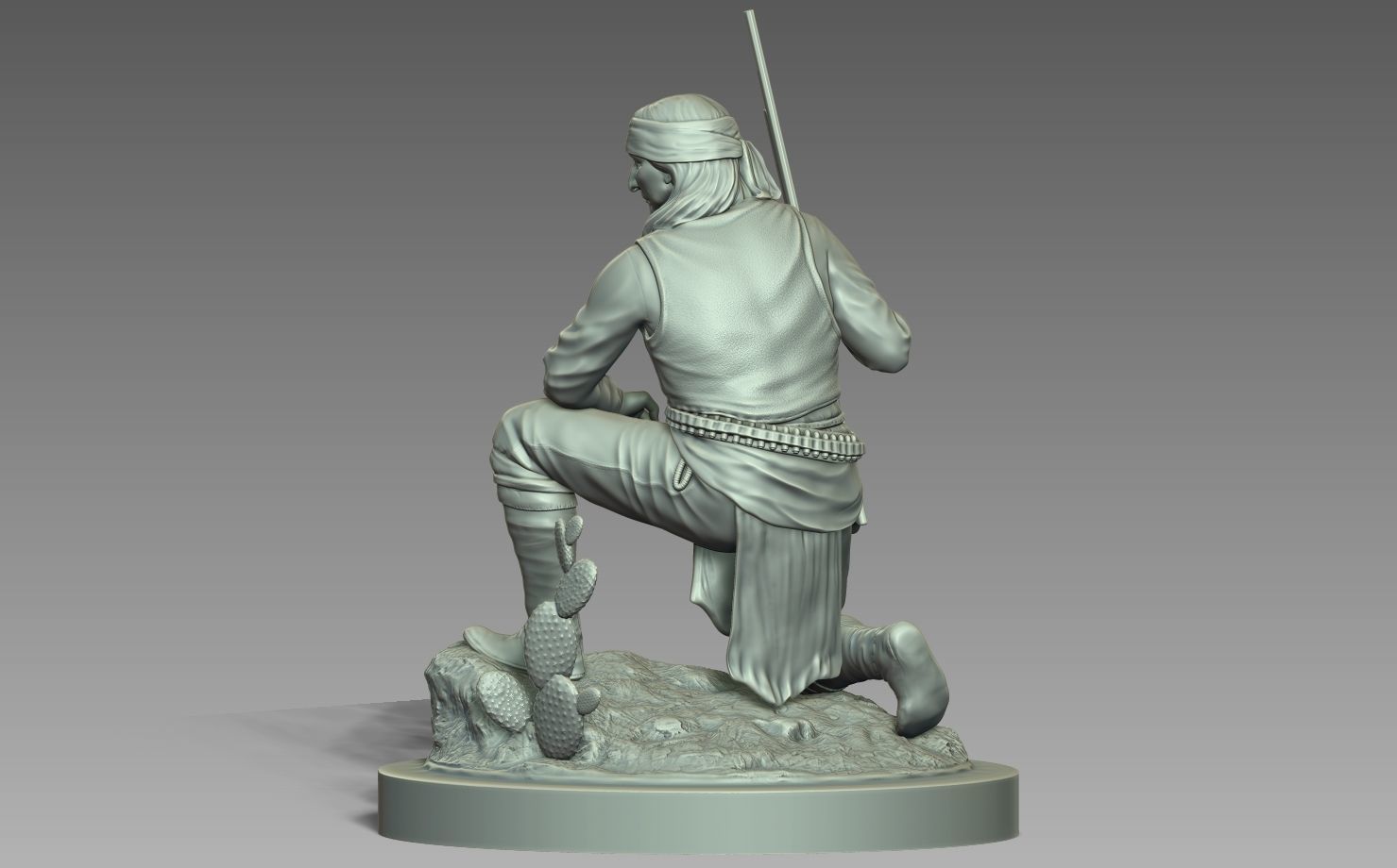 American Native Apache 3D print model_10