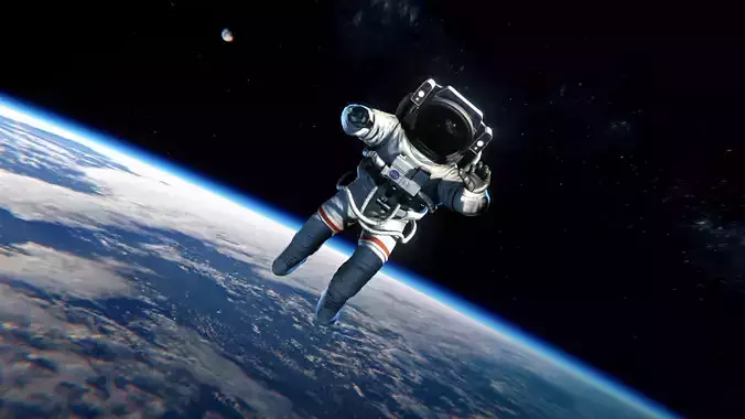 NASA Astronaut - PBR Low Poly Rigged and Ready for Animation