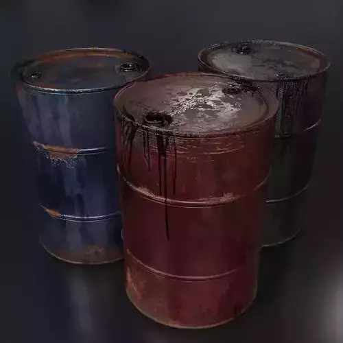 Rusty Oil Drum