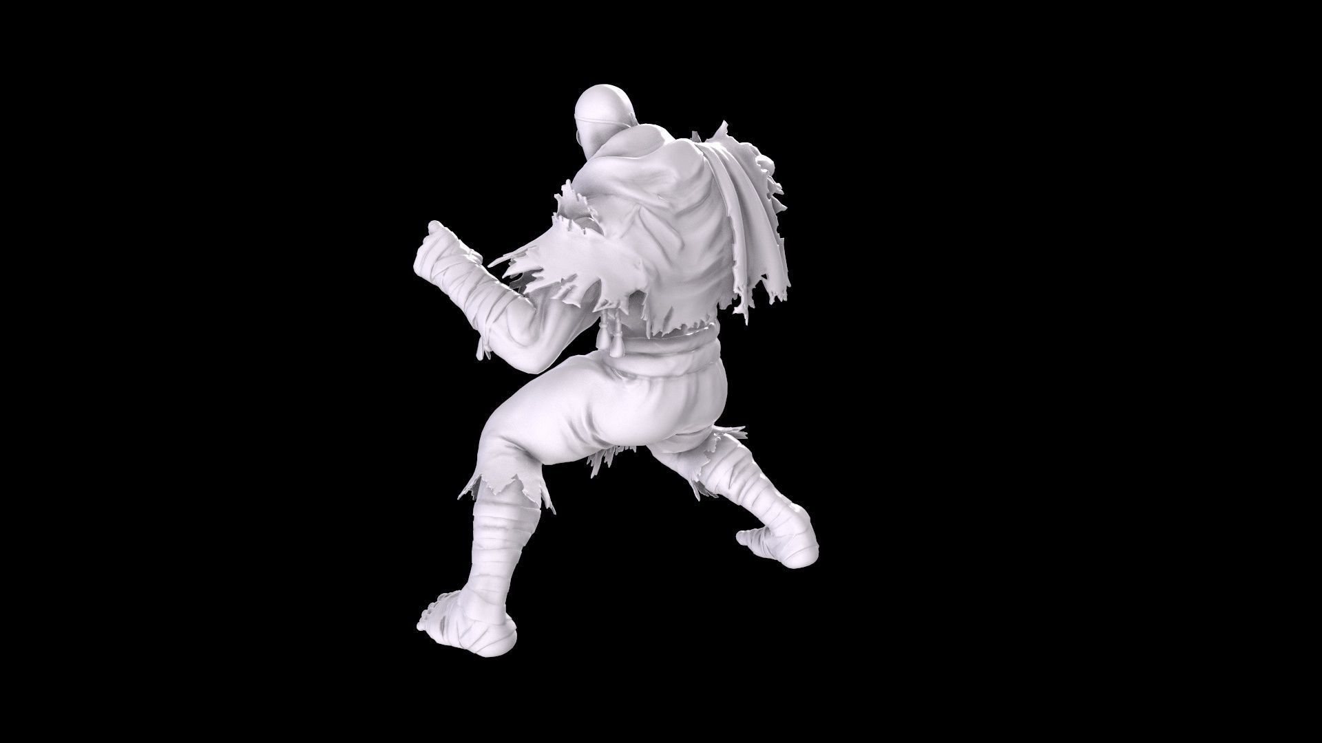 Street Fighter - Sagat 3D print model_33
