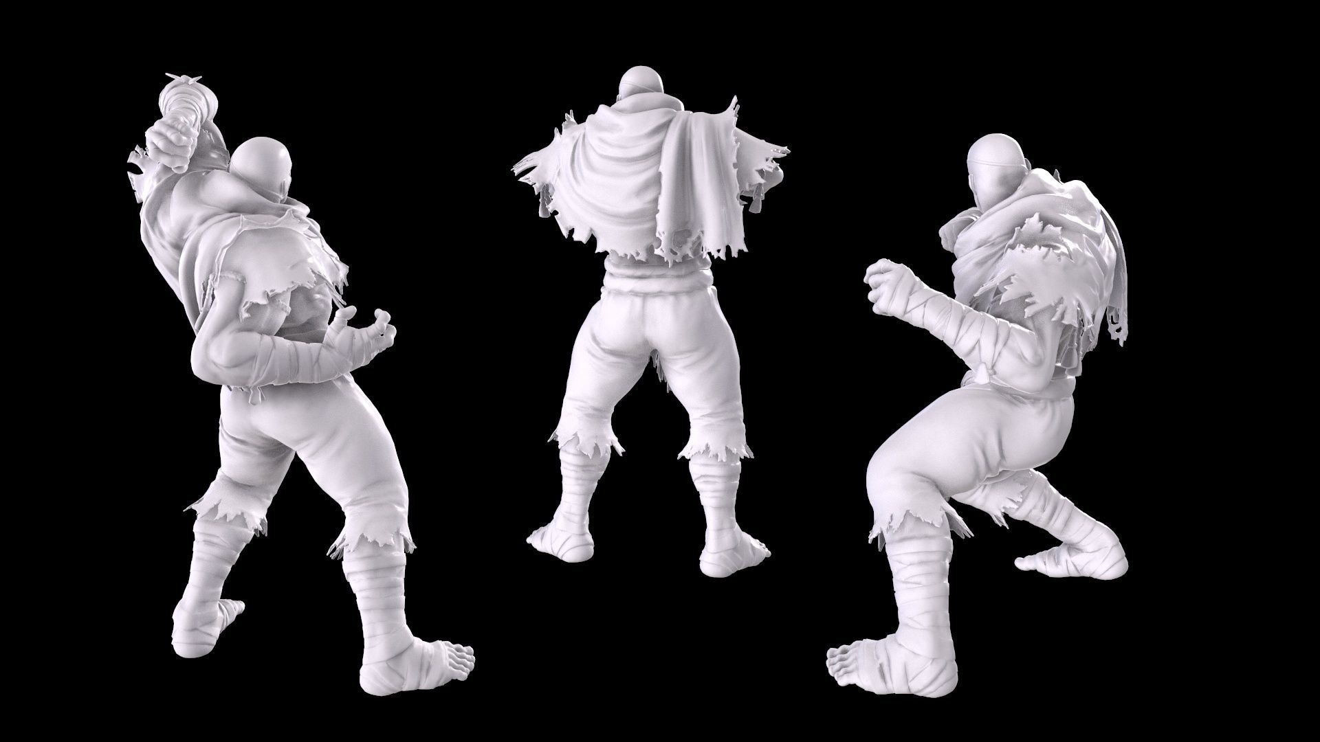 Street Fighter - Sagat 3D print model_2
