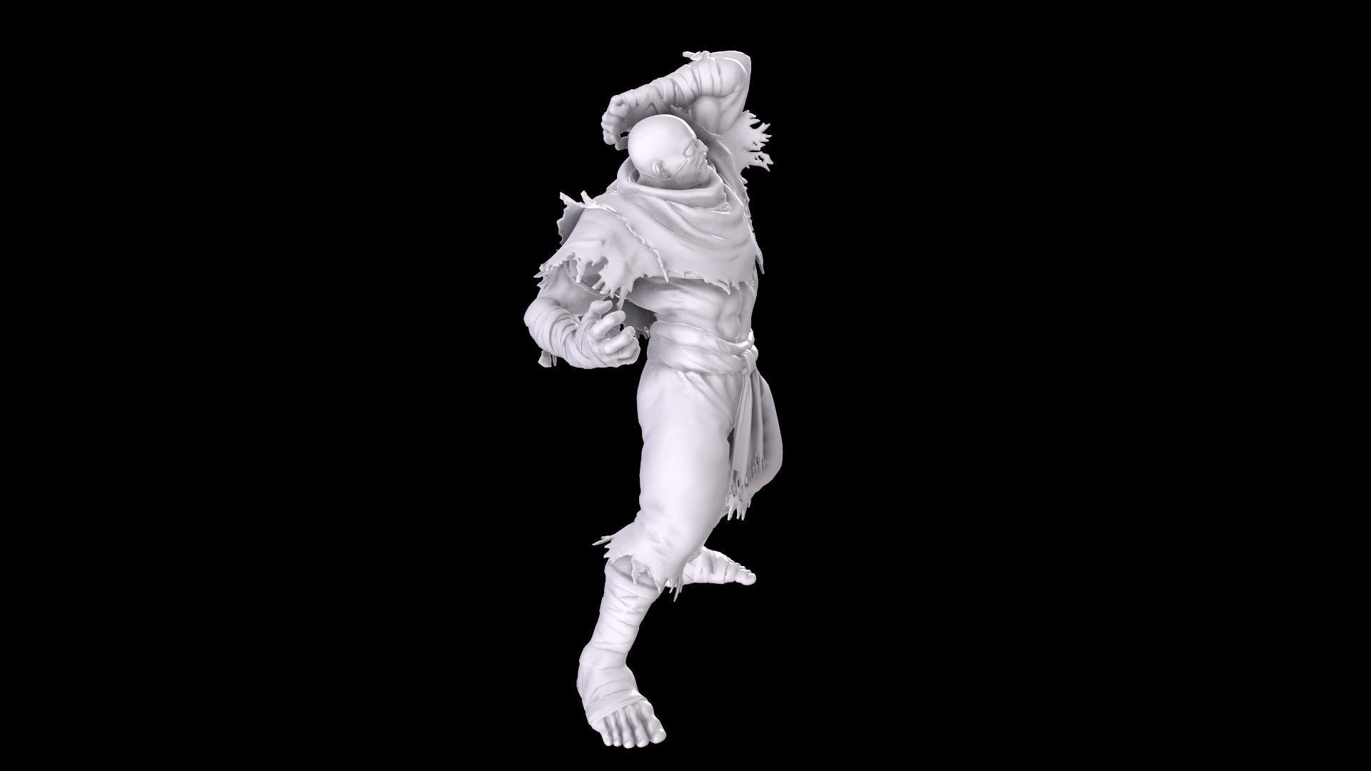 Street Fighter - Sagat 3D print model_19