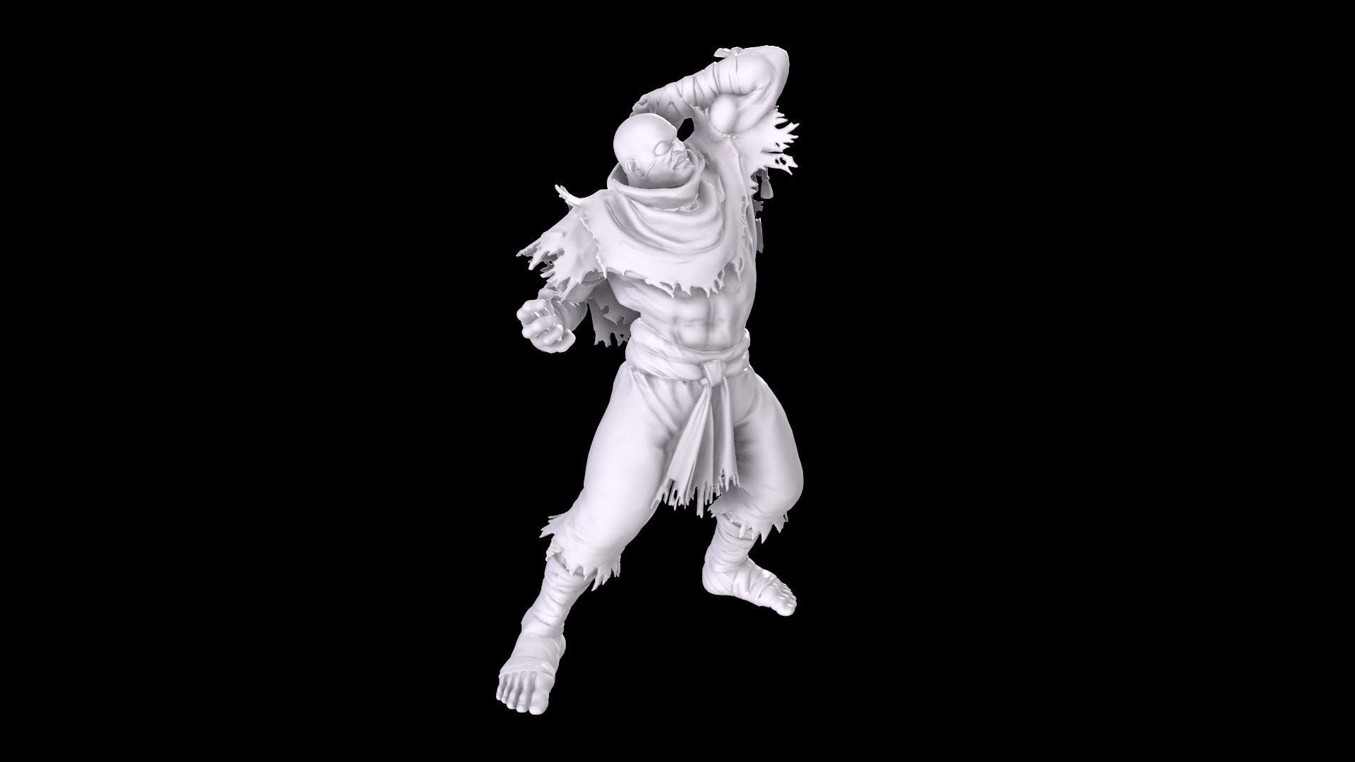 Street Fighter - Sagat 3D print model_18