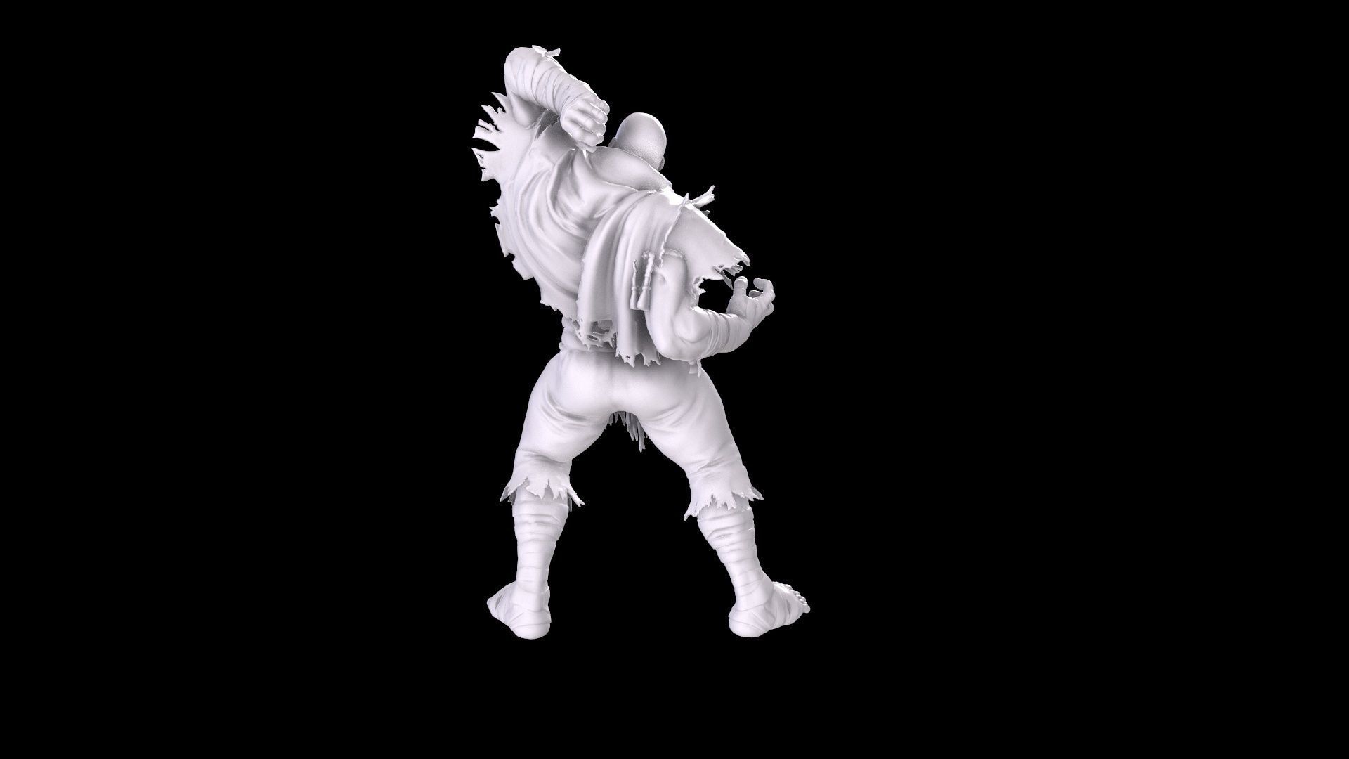 Street Fighter - Sagat 3D print model_22