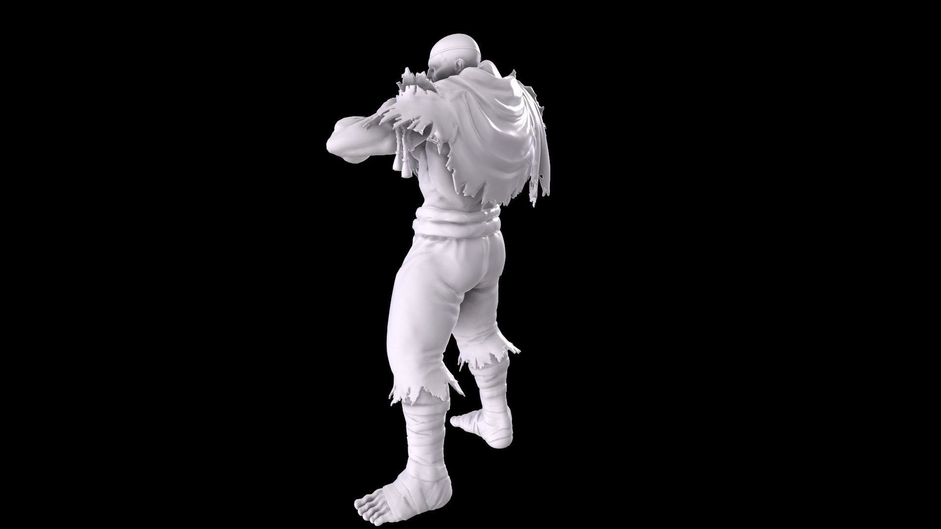 Street Fighter - Sagat 3D print model_13