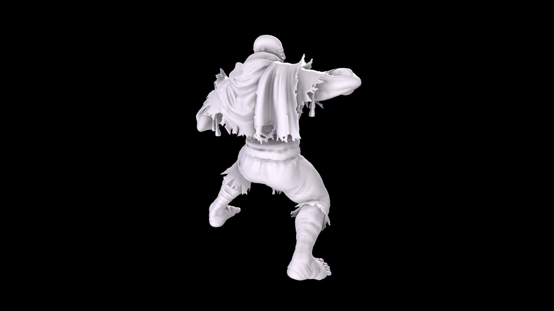 Street Fighter - Sagat 3D print model_31