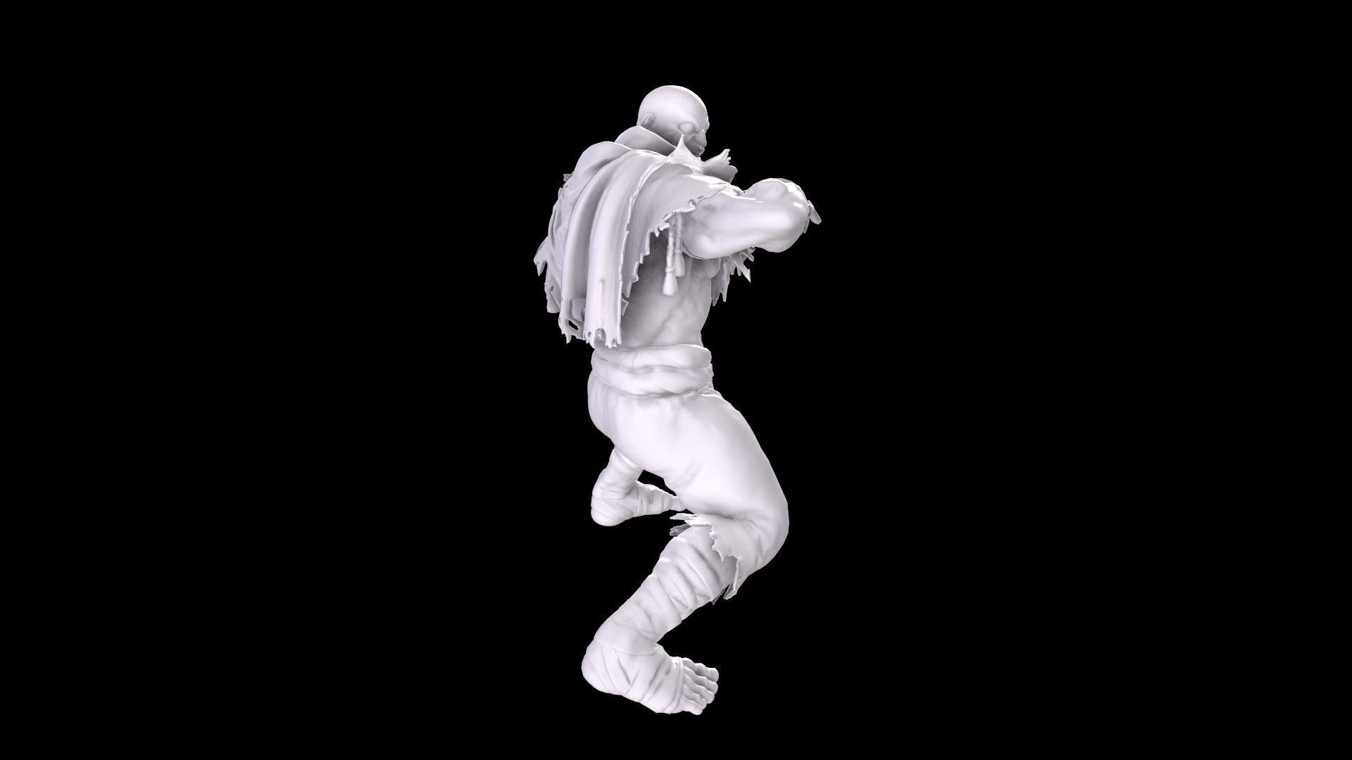 Street Fighter - Sagat 3D print model_30