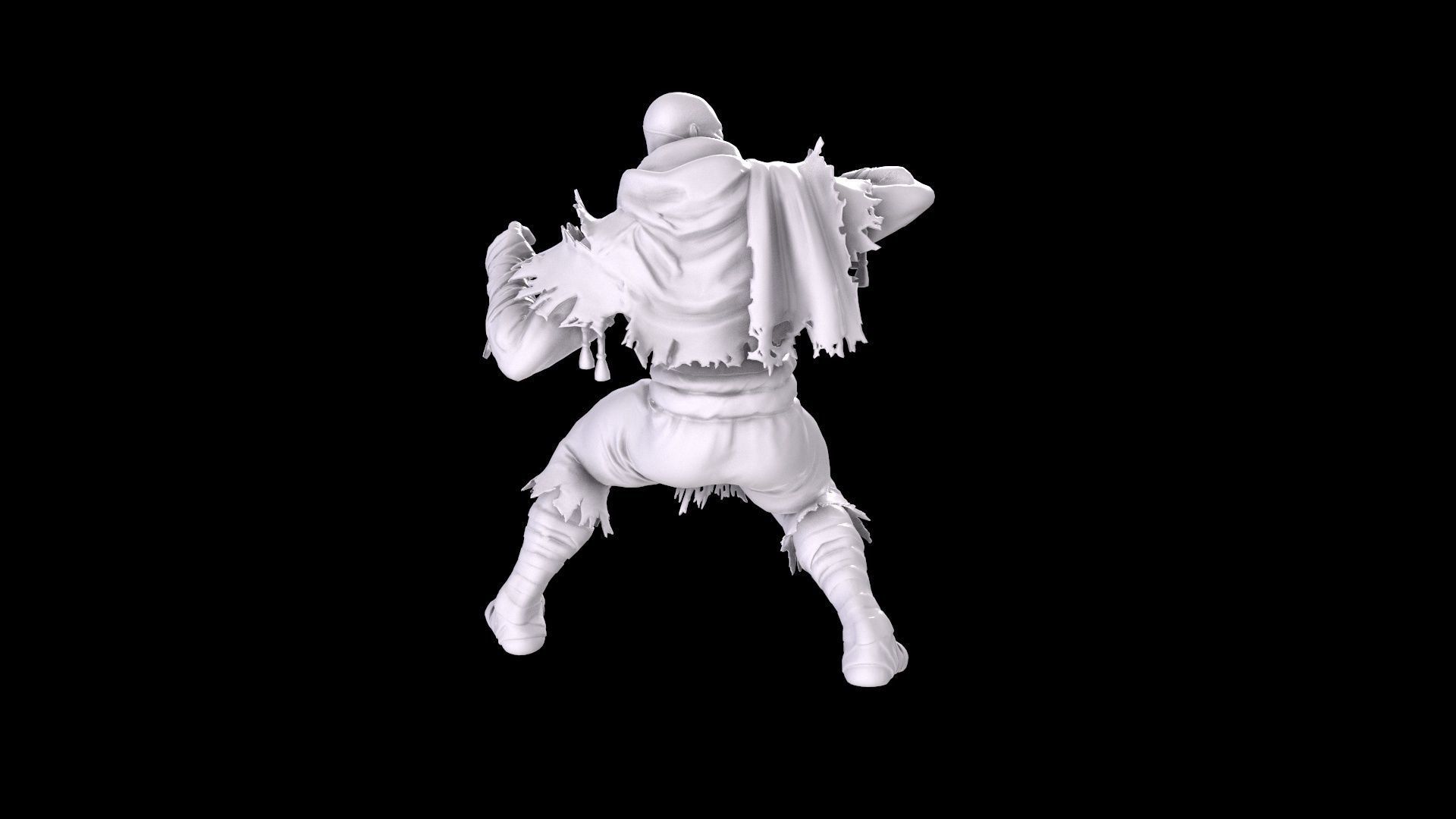 Street Fighter - Sagat 3D print model_32