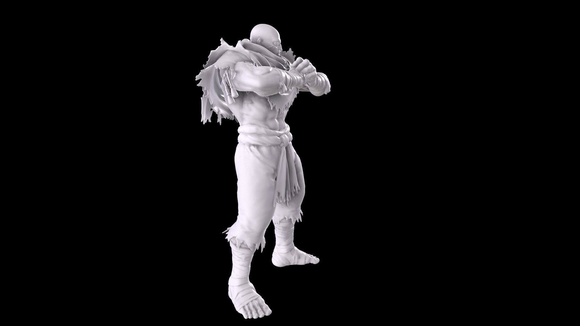 Street Fighter - Sagat 3D print model_8