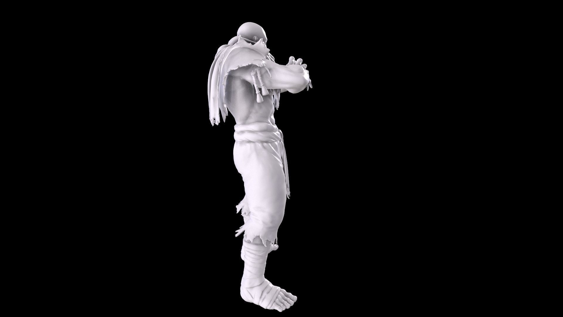 Street Fighter - Sagat 3D print model_9