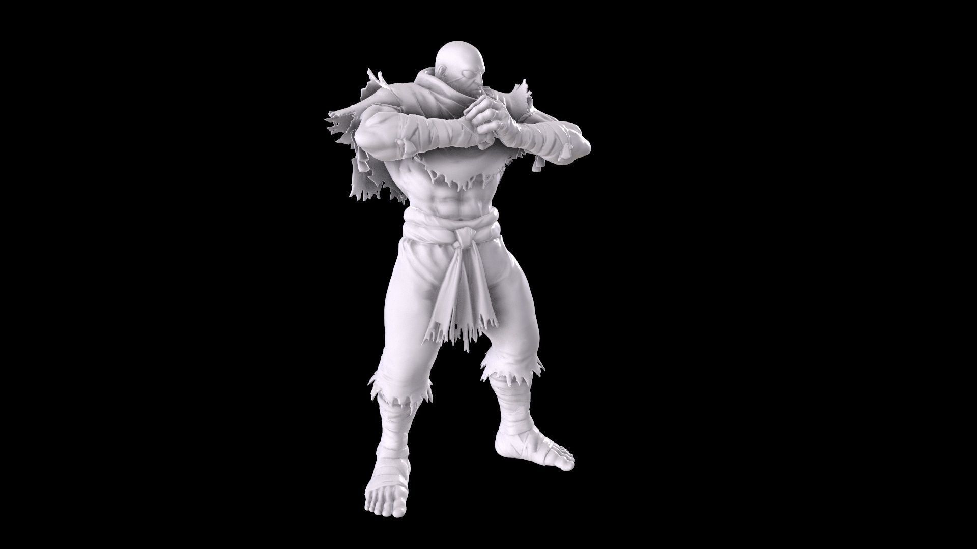 Street Fighter - Sagat 3D print model_7