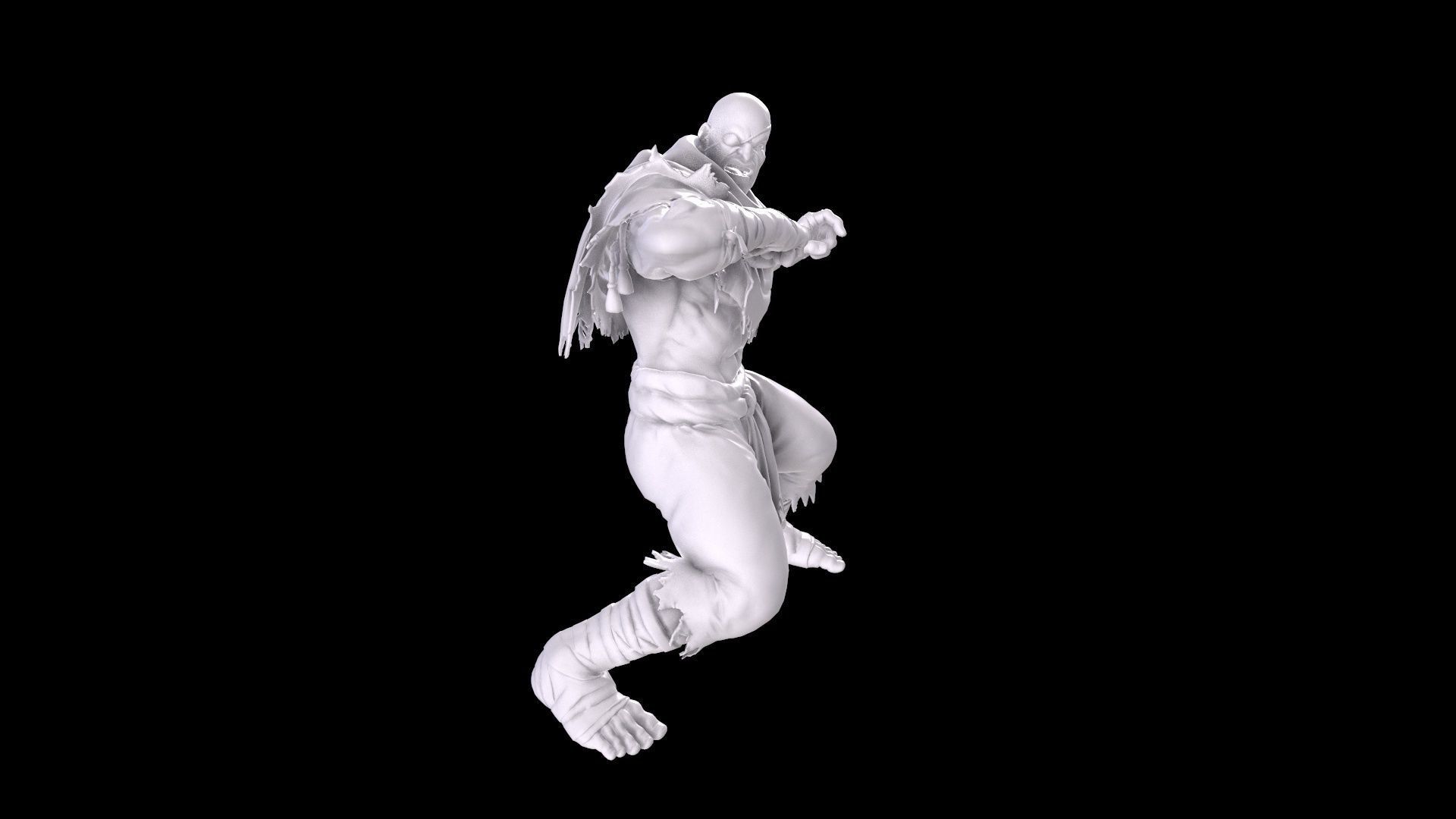 Street Fighter - Sagat 3D print model_29