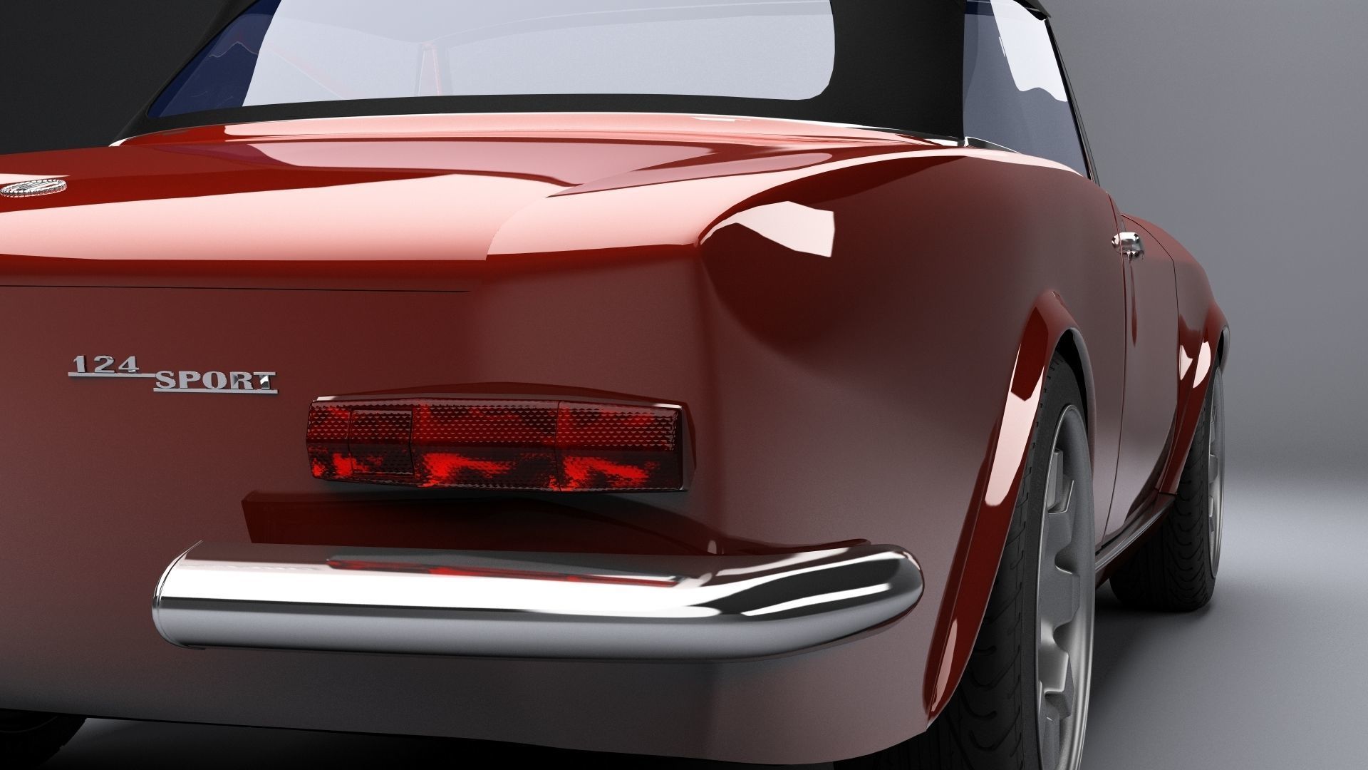 Fiat 124 Spider 3D model_7