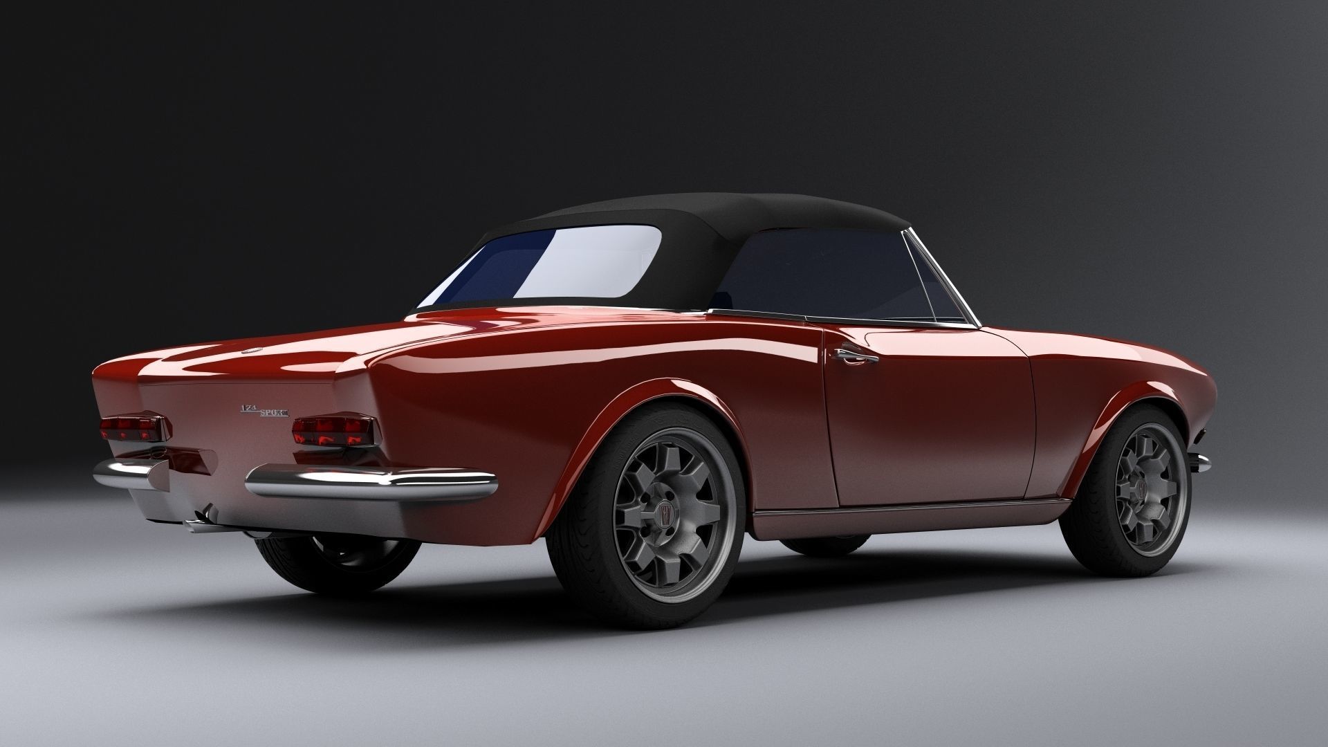 Fiat 124 Spider 3D model_5