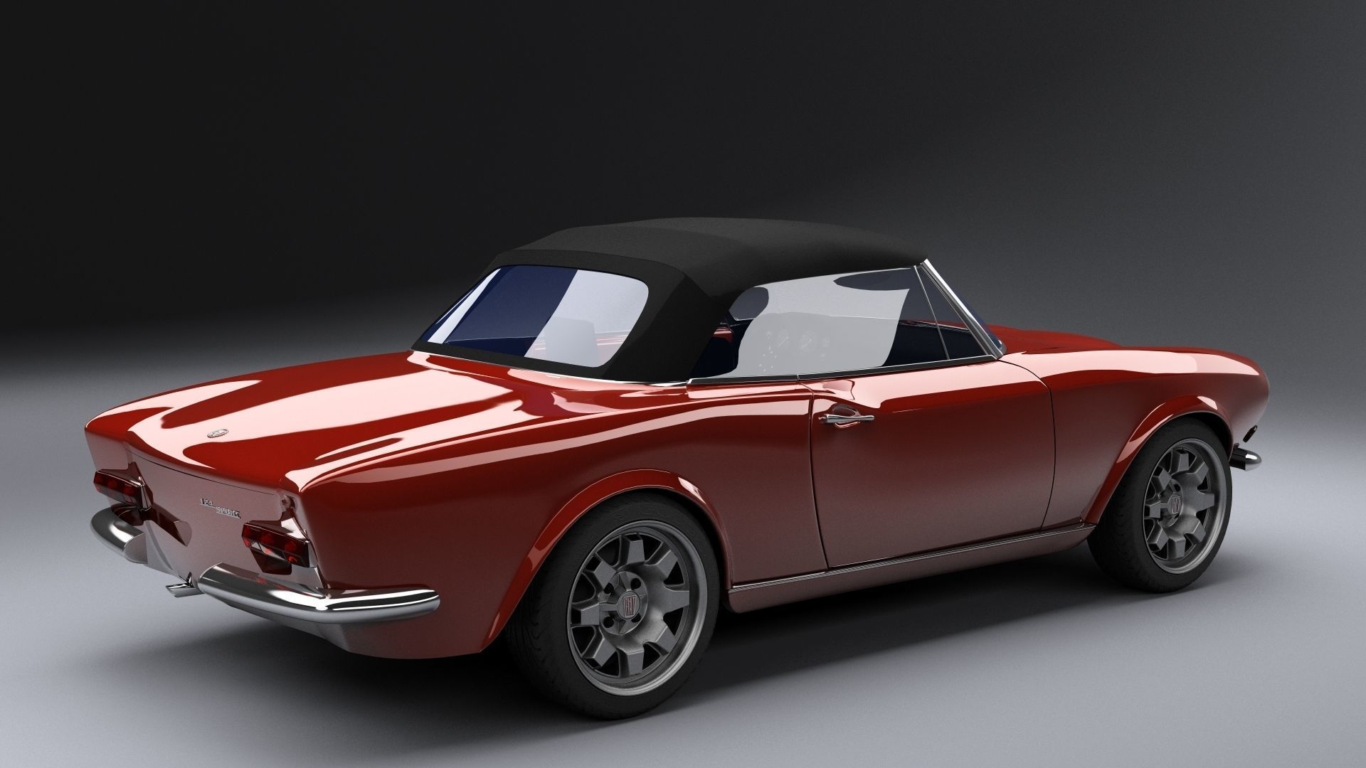 Fiat 124 Spider 3D model_4