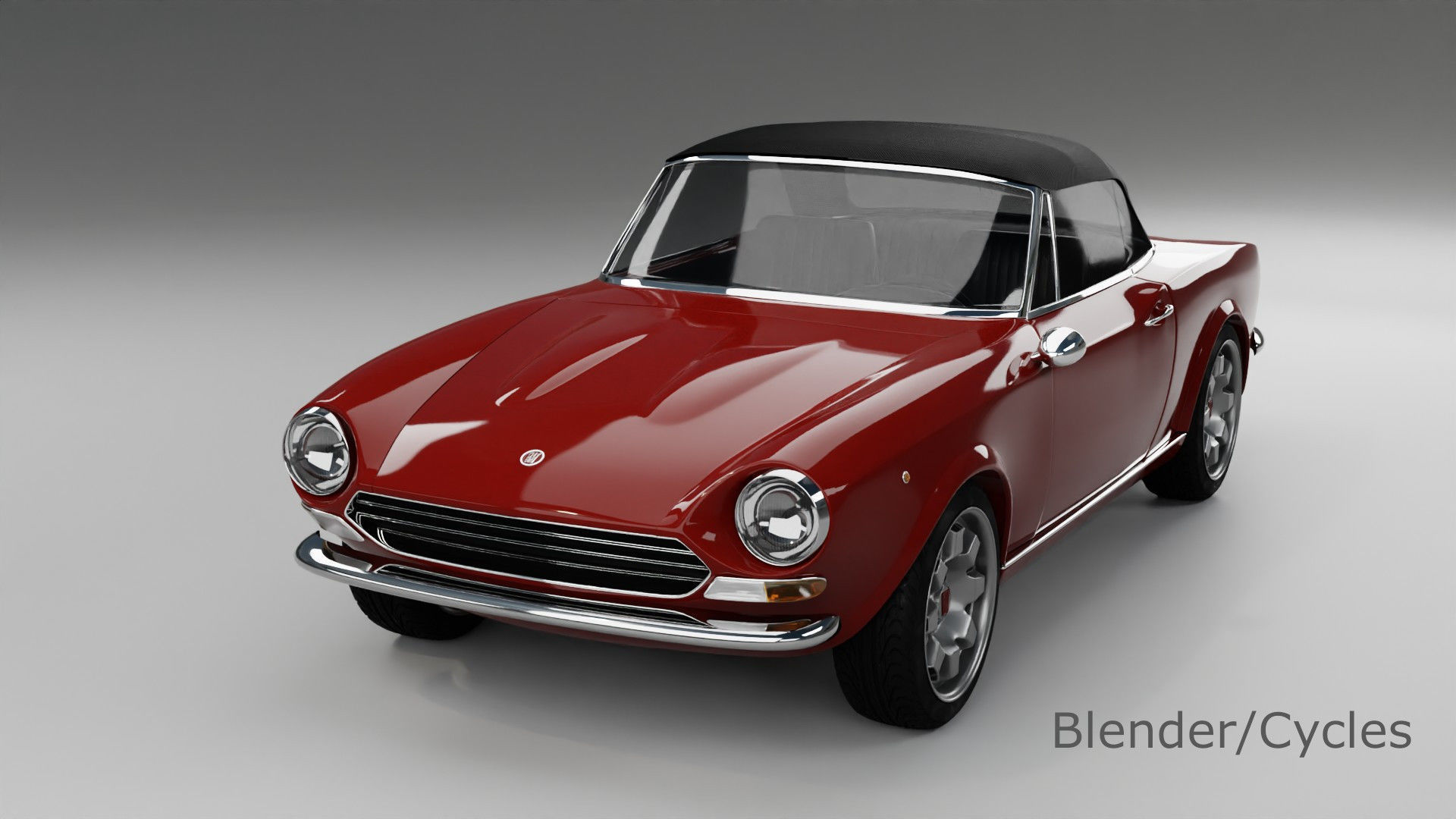 Fiat 124 Spider 3D model_9