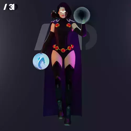 raven -tini titane 3D model