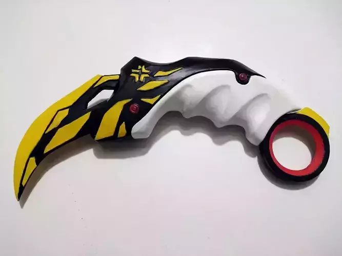Valorant champion 2021 karambit knife 3D print model