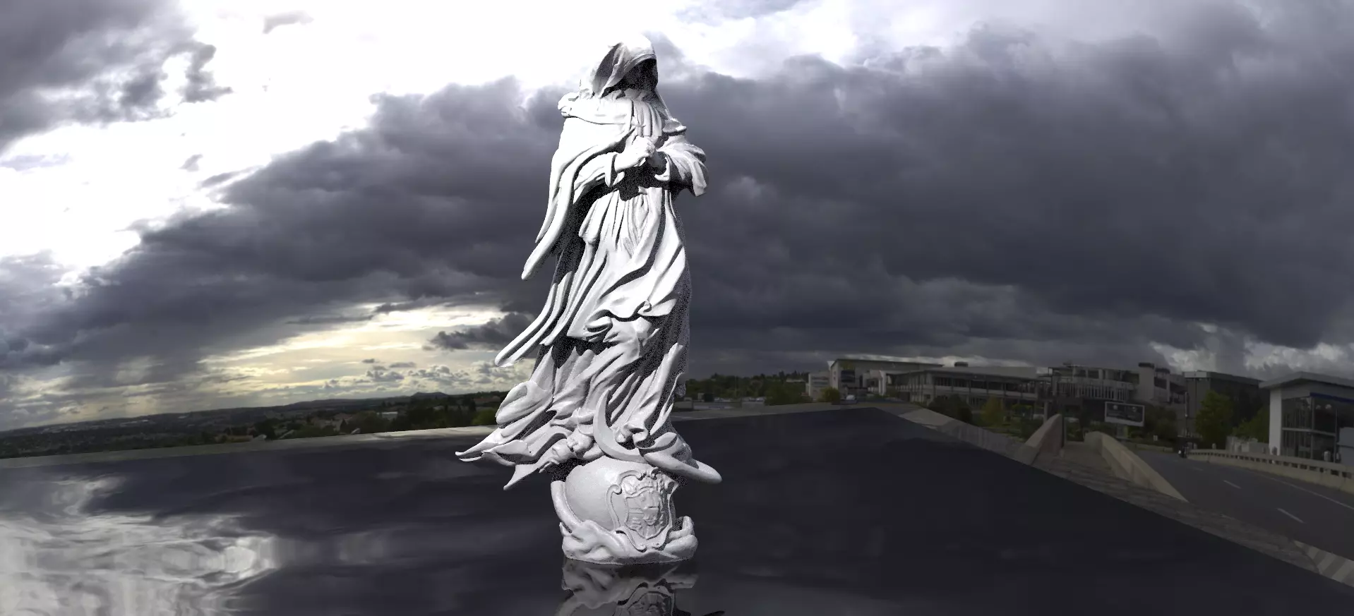 Hooded Angel of Mercy 3D model