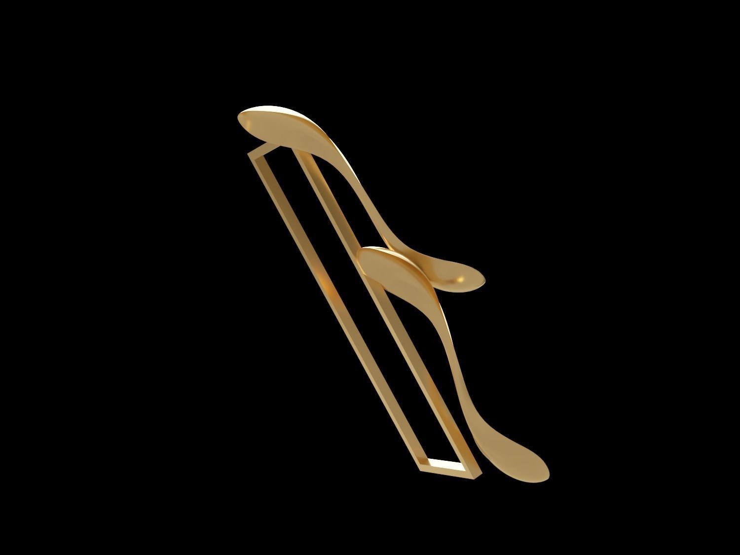 jewellery earrings 3D model_5