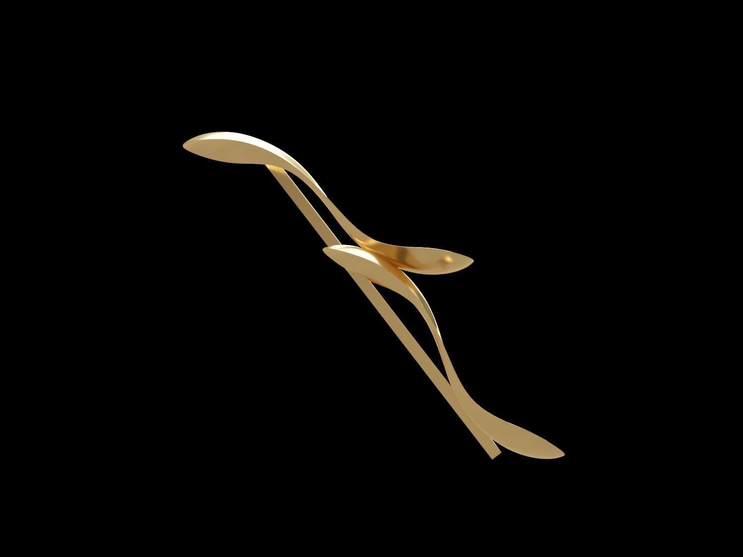 jewellery earrings 3D model_6