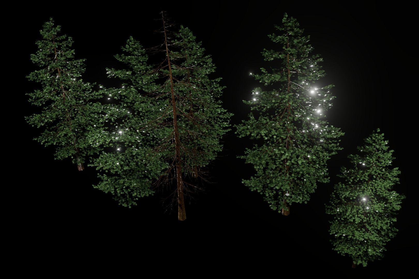 building in the middle of the forest Free 3D model_12