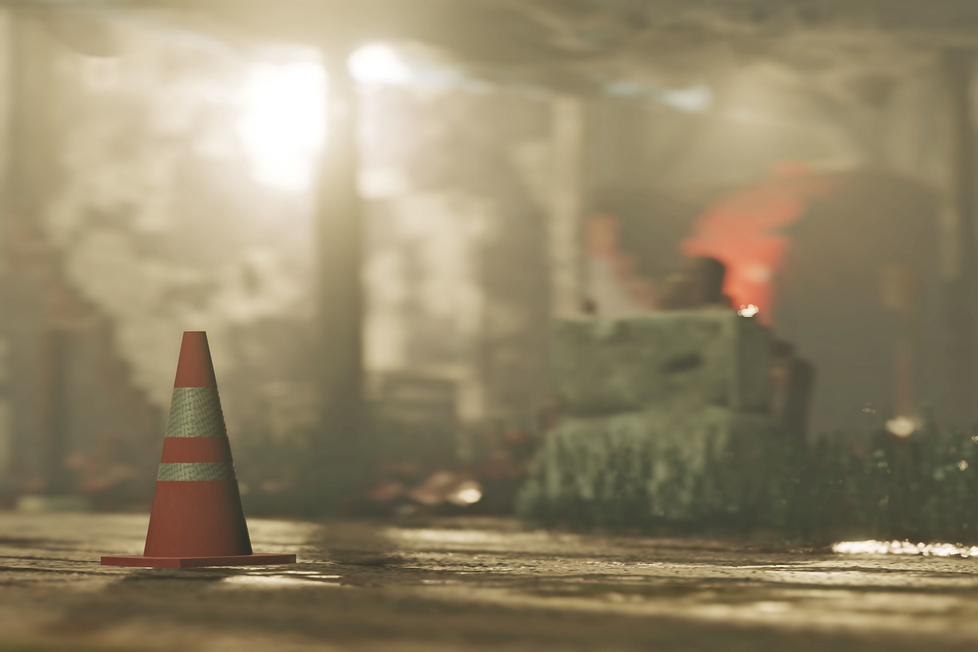 building in the middle of the forest Free 3D model_3