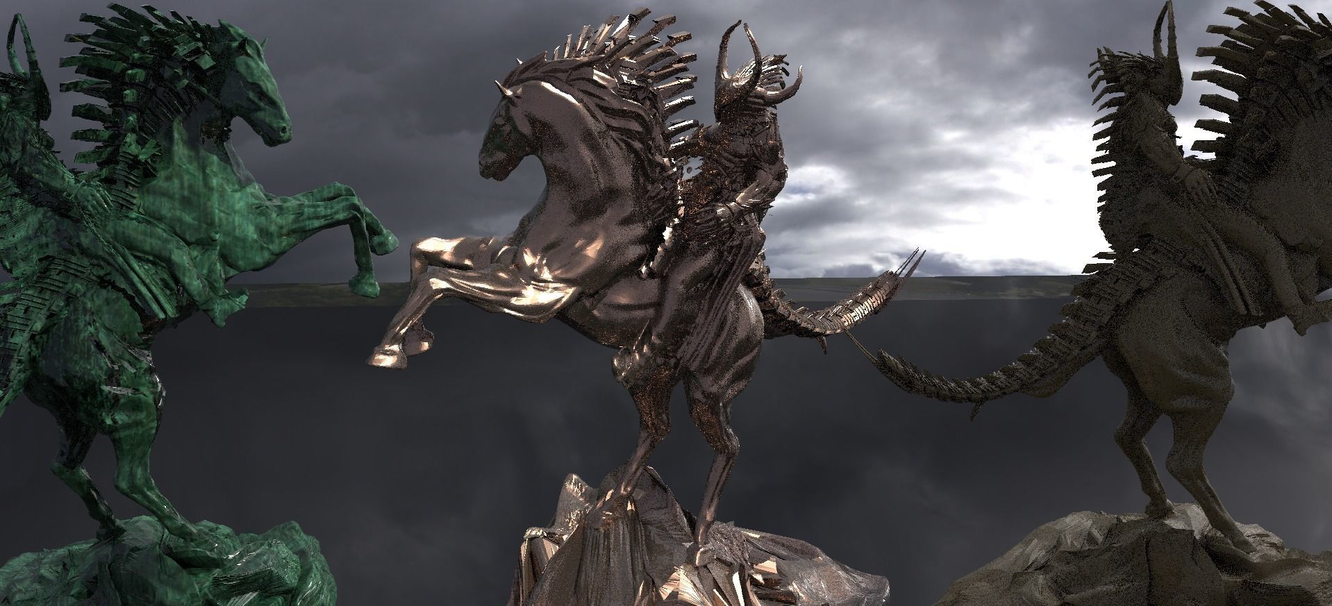 Horsemen Of The Apocalypse War 3D model_5