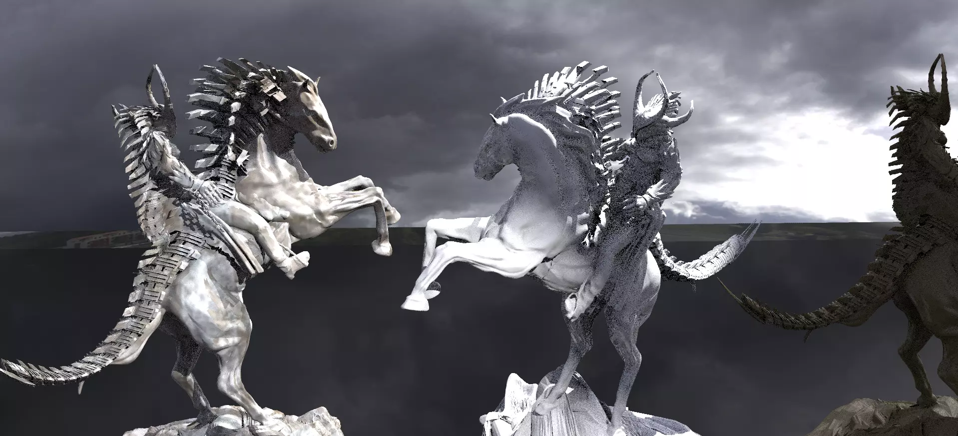 Horsemen Of The Apocalypse War 3D model_0
