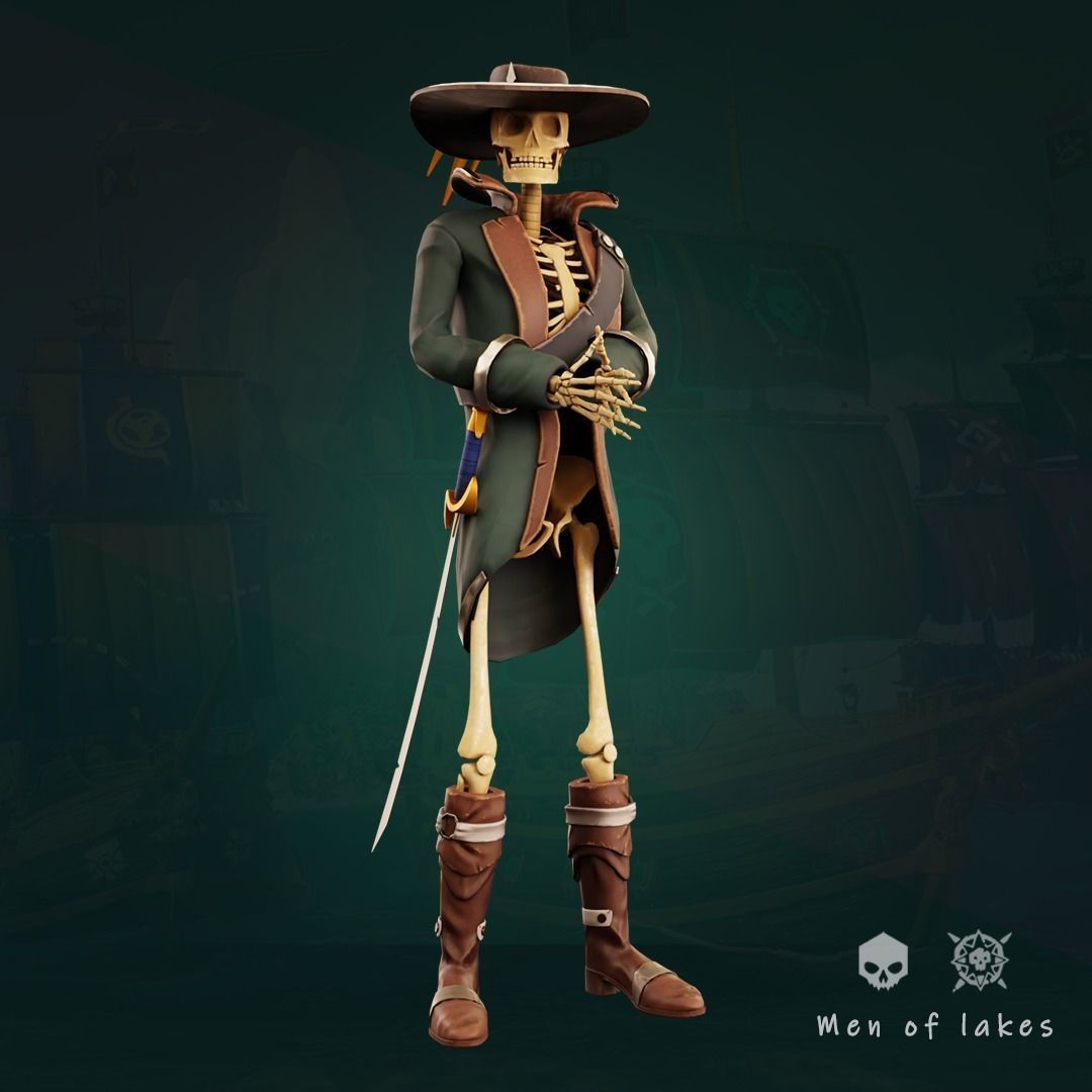 Stylized character pack Low-poly 3D model_7