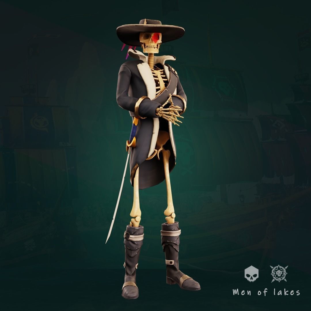 Stylized character pack Low-poly 3D model_6