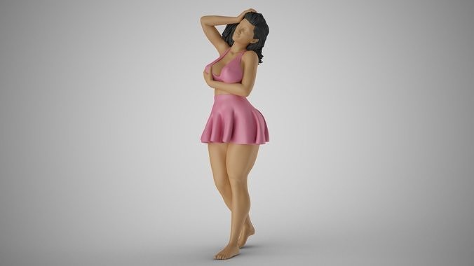 Pampered Girl 2 3D print model