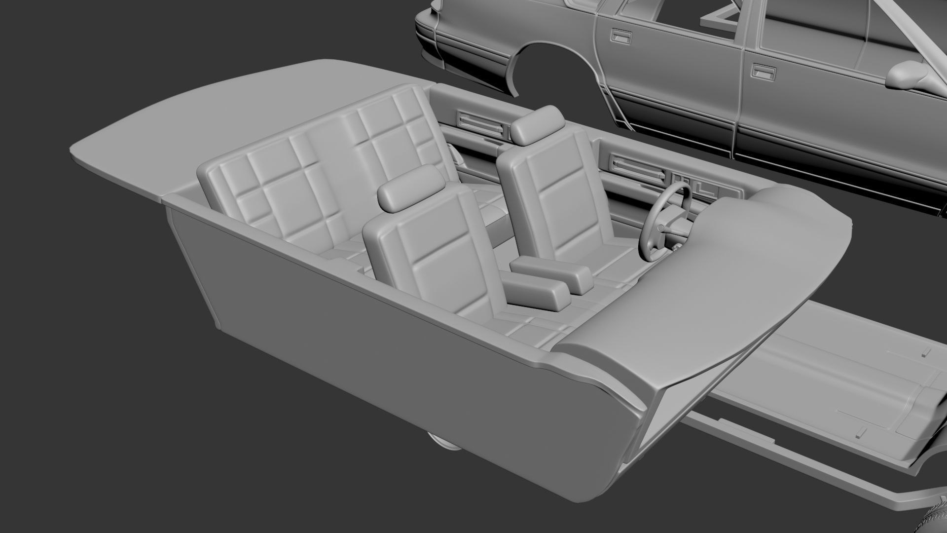 Chevrolet Caprice 1995  3D print model_13