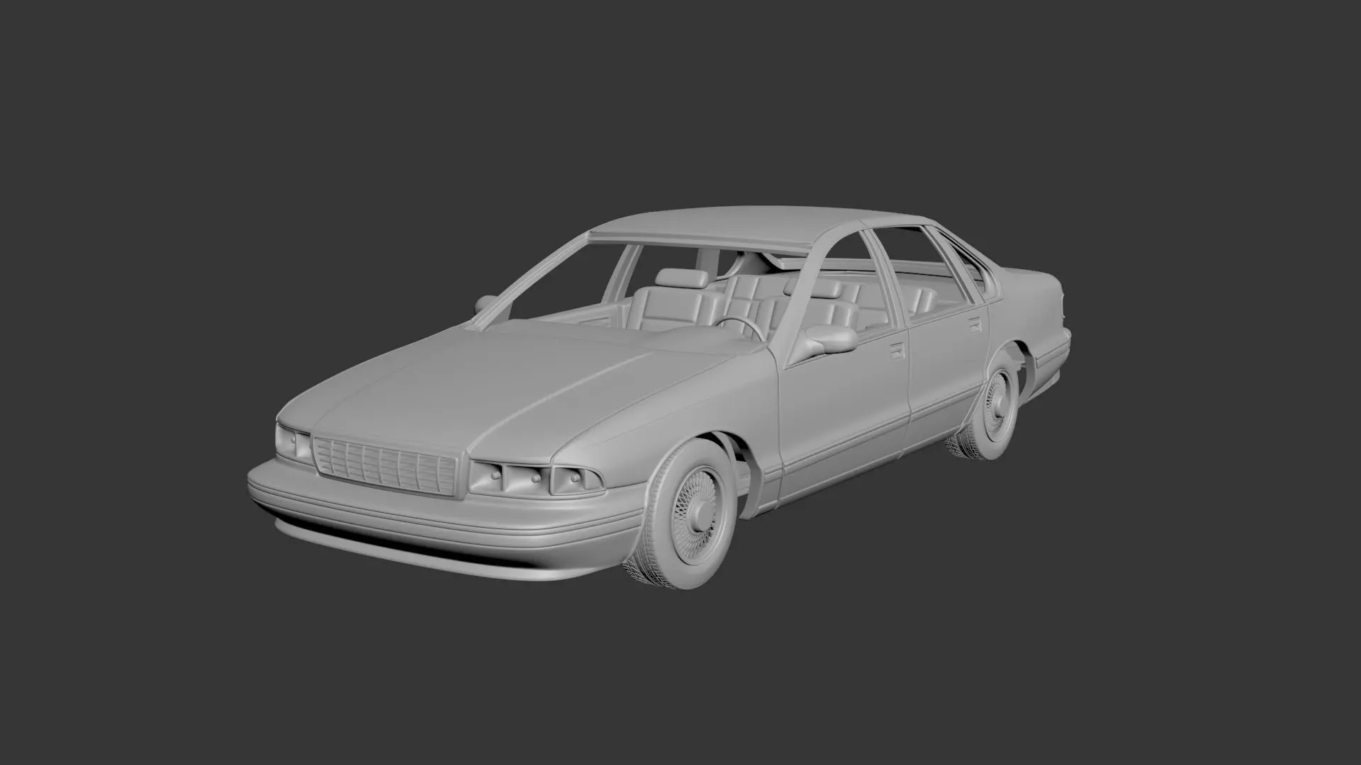 Chevrolet Caprice 1995  3D print model_0