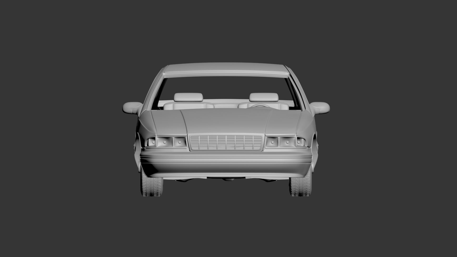 Chevrolet Caprice 1995  3D print model_8