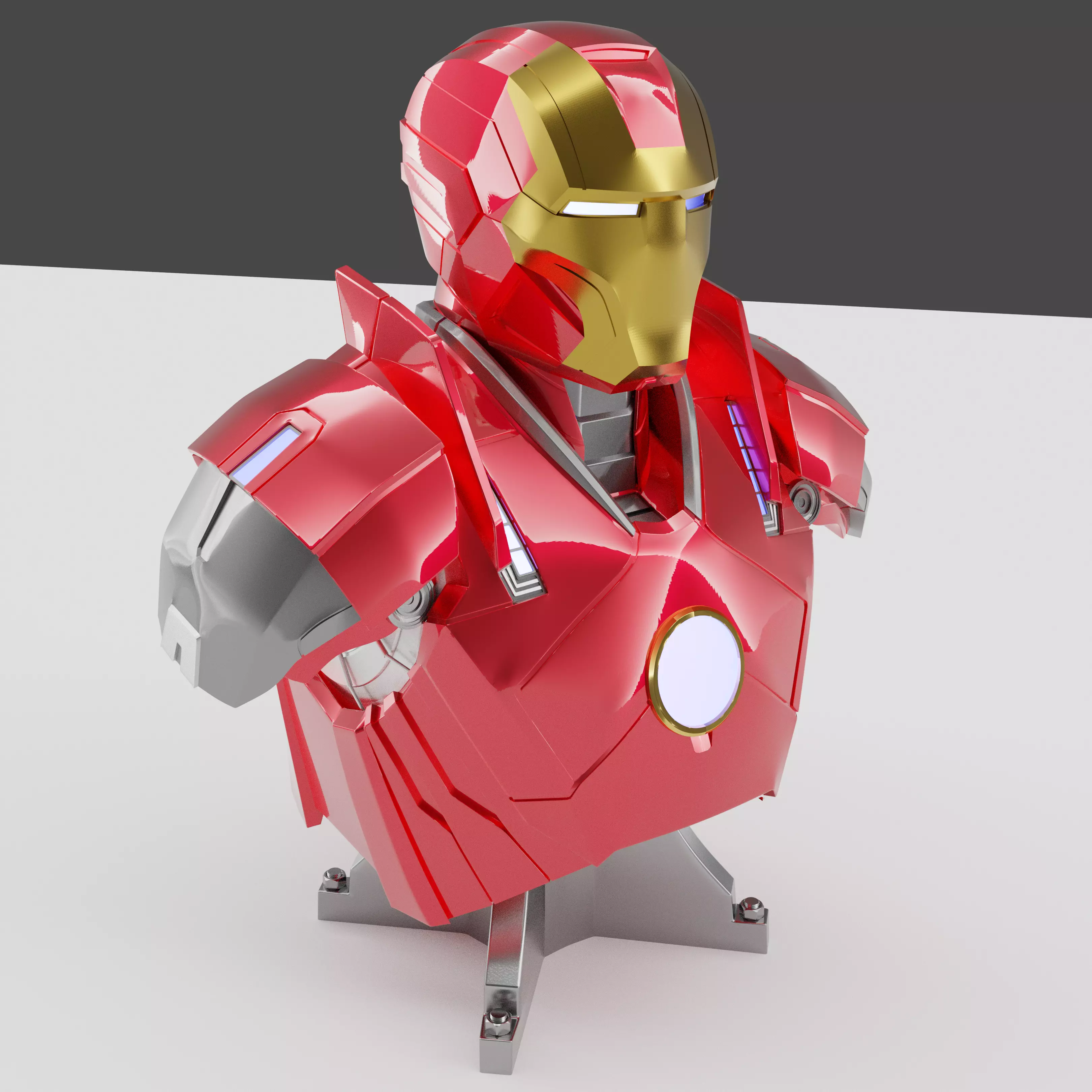 Iron man Mark 16 NightClub Bust 3D print model_0