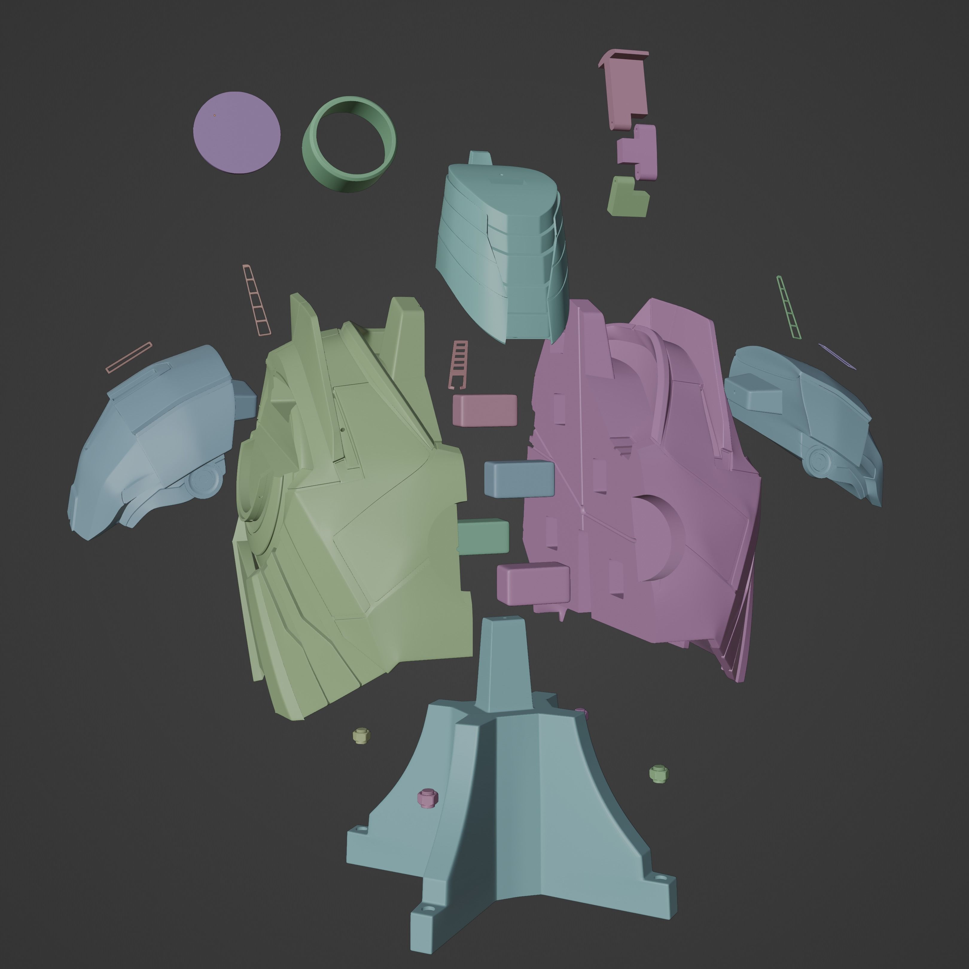 Iron man Mark 16 NightClub Bust 3D print model_9