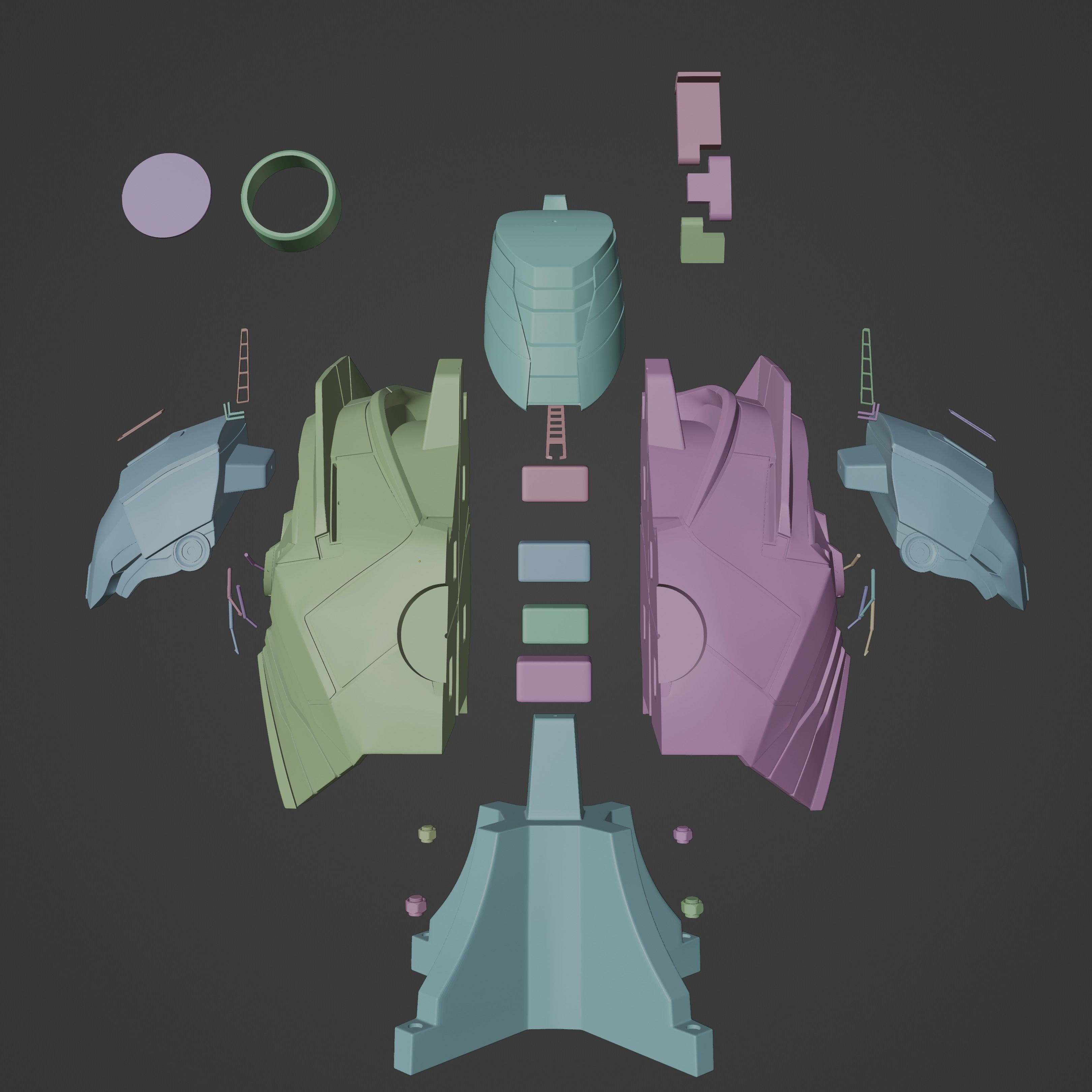 Iron man Mark 16 NightClub Bust 3D print model_5